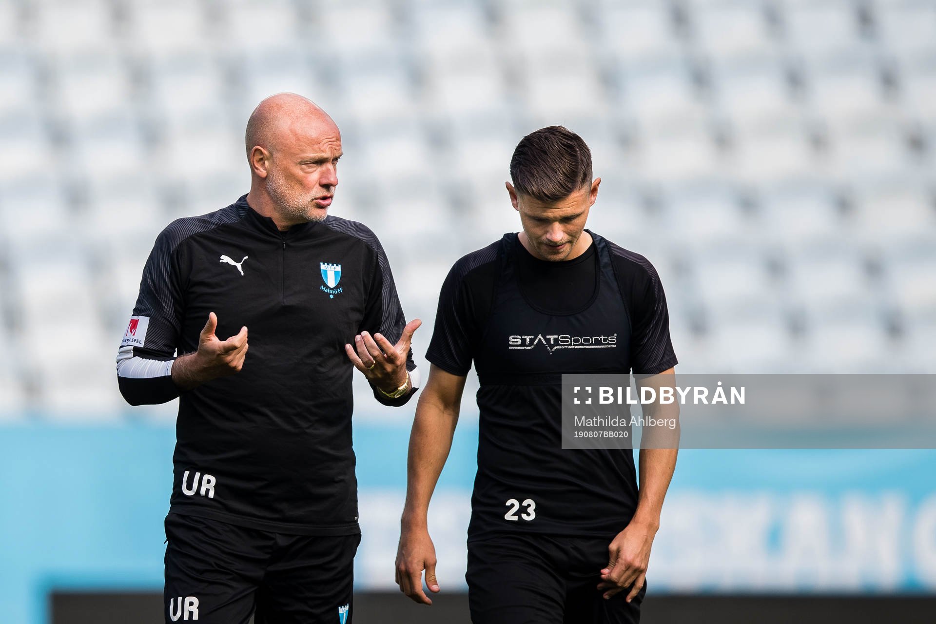 Uwe Rösler, head coach and Marcus Antonsson of Malmö FF