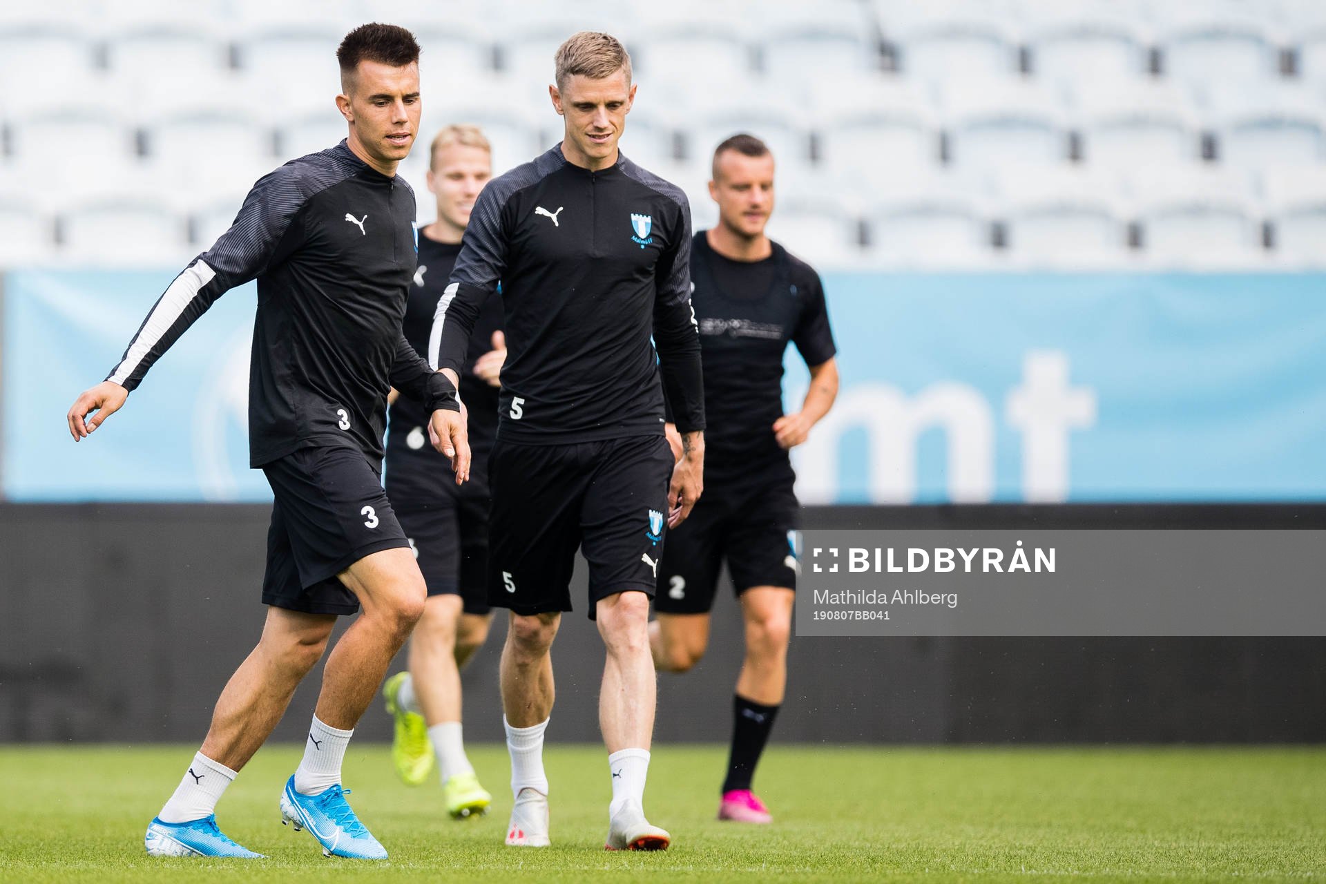 Jonas Knudsen and Sören Rieks of Malmö FF