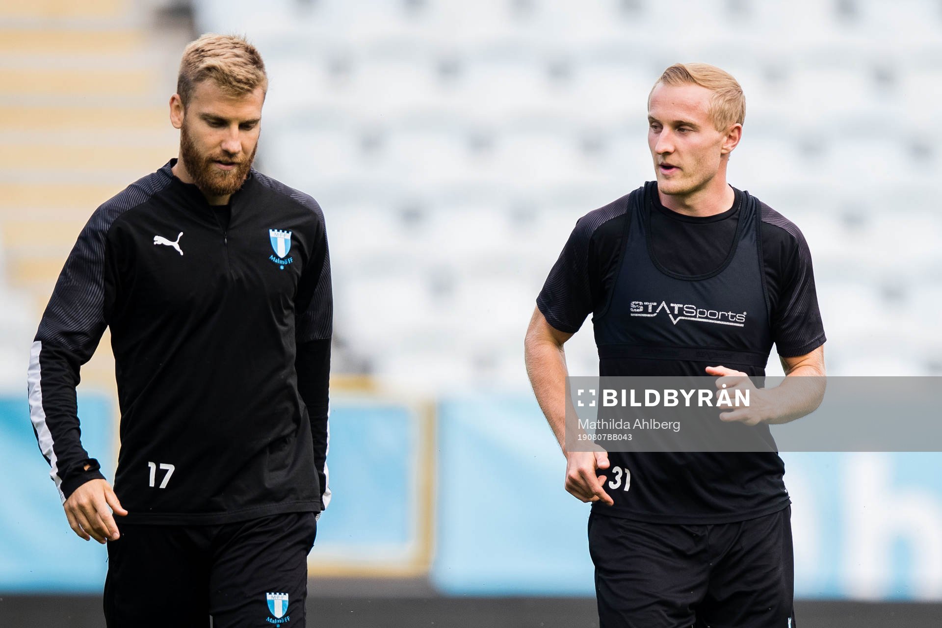 Rasmus Bengtsson and Franz Brorsson of Malmö FF