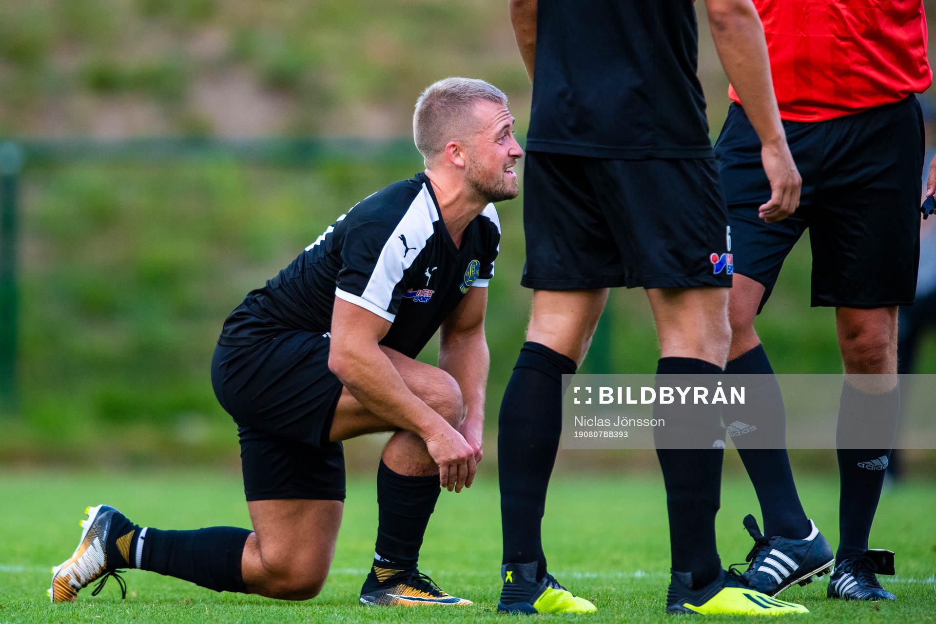 Lunds Gustav Hillstedt har ont