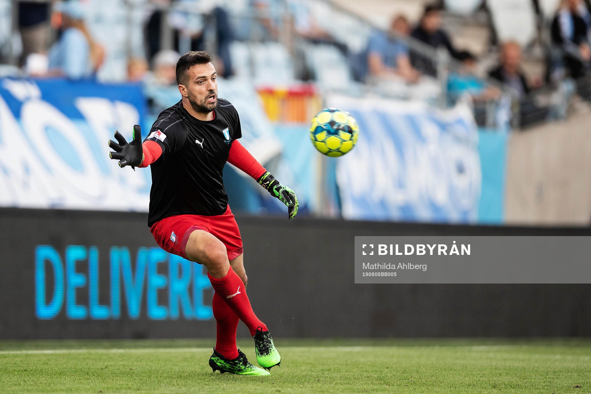 goalkeeper Dusan Melicharek of Malmö FF