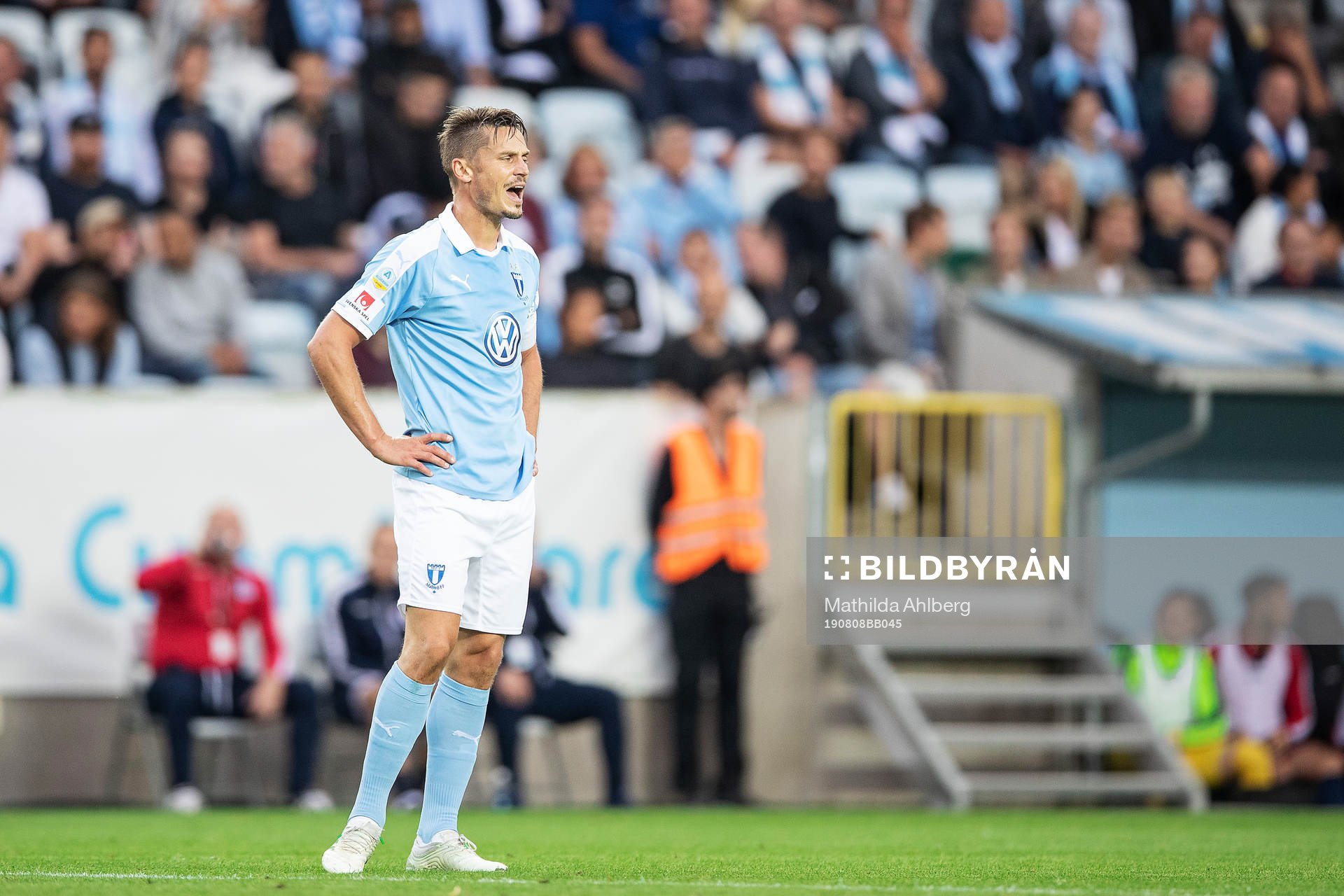 Markus Rosenberg of Malmö FF looks dejected