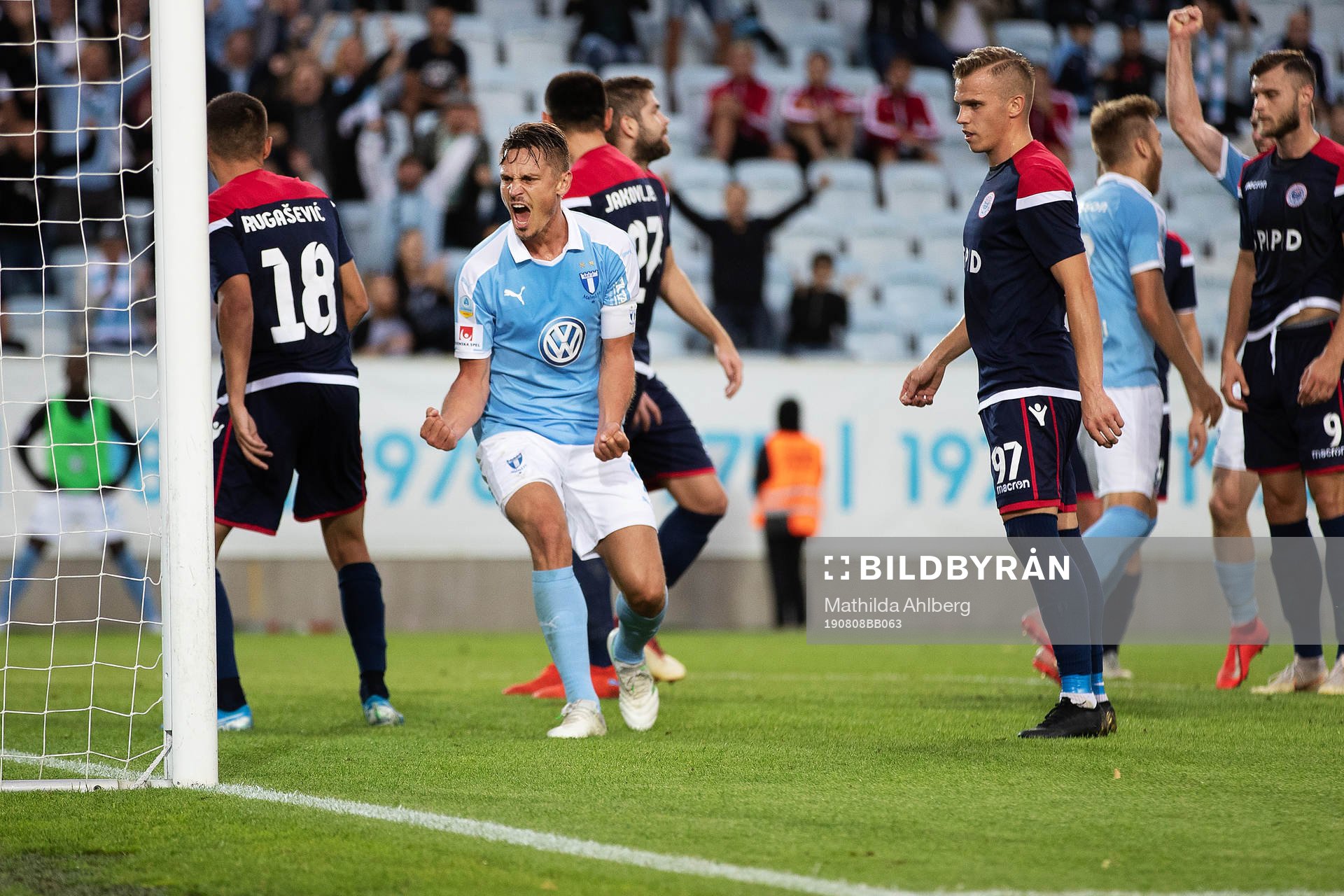 Markus Rosenberg of Malmö FF celebrates