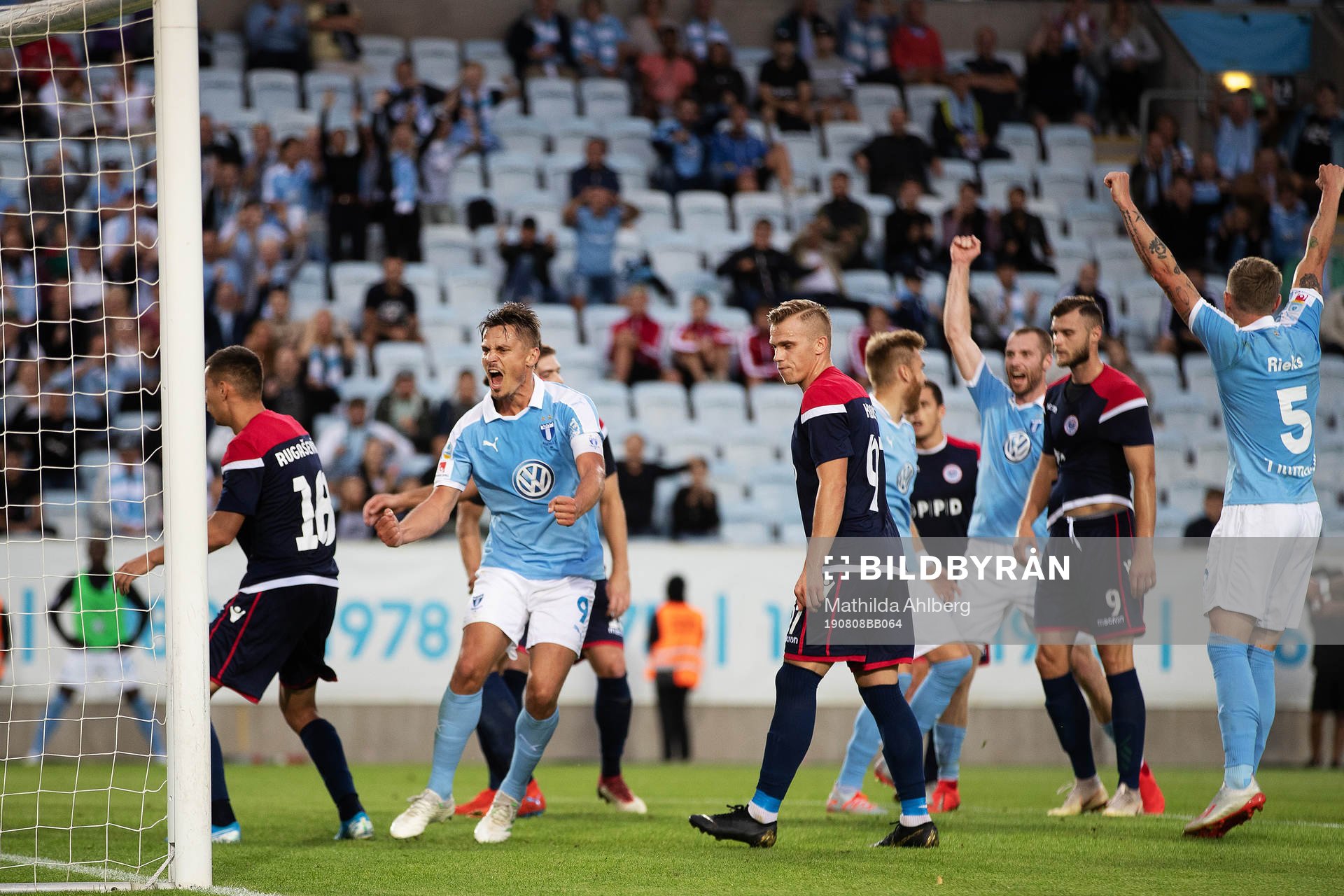 Markus Rosenberg of Malmö FF celebrates