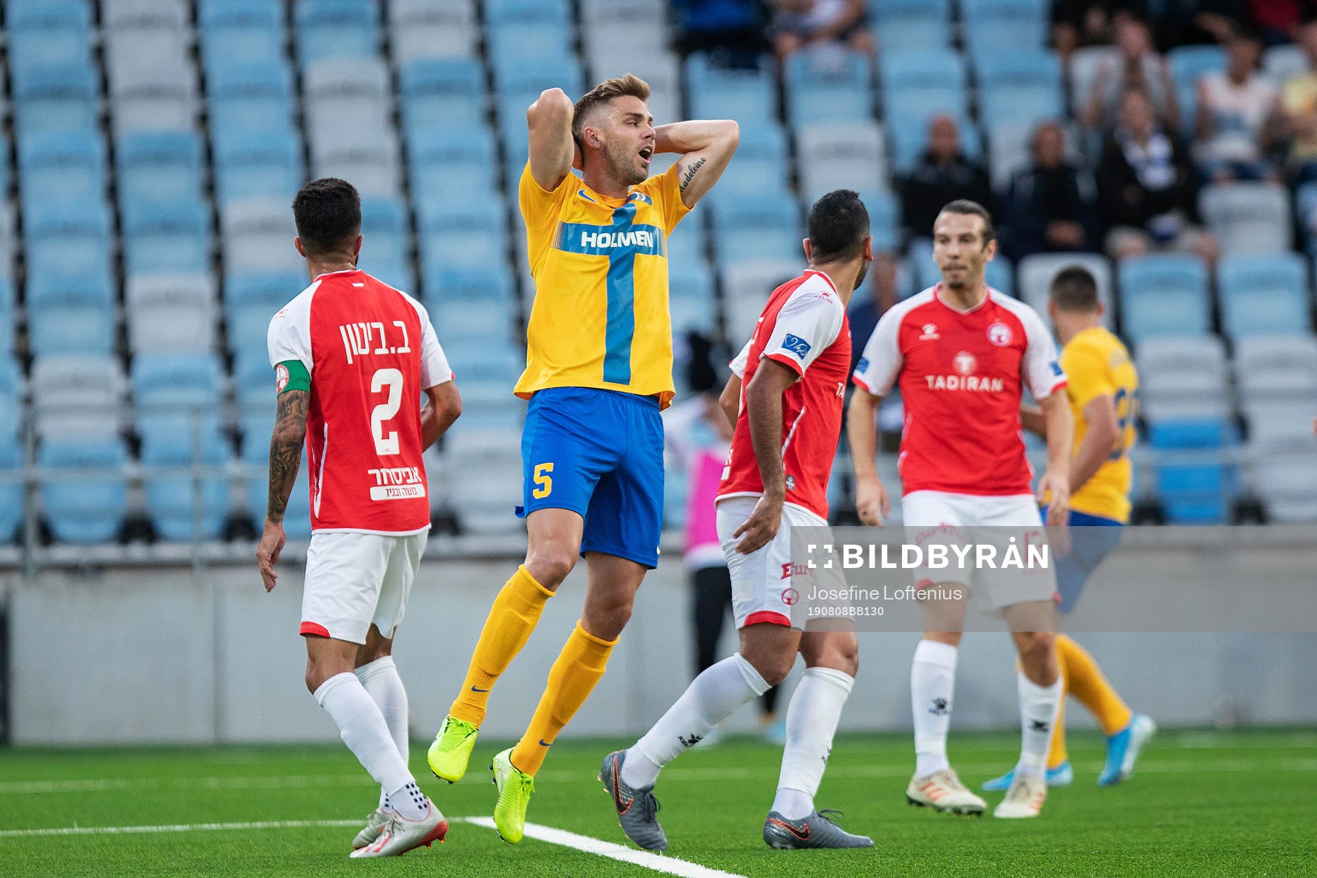 Christoffer Nyman of IFK Norrköping reacts