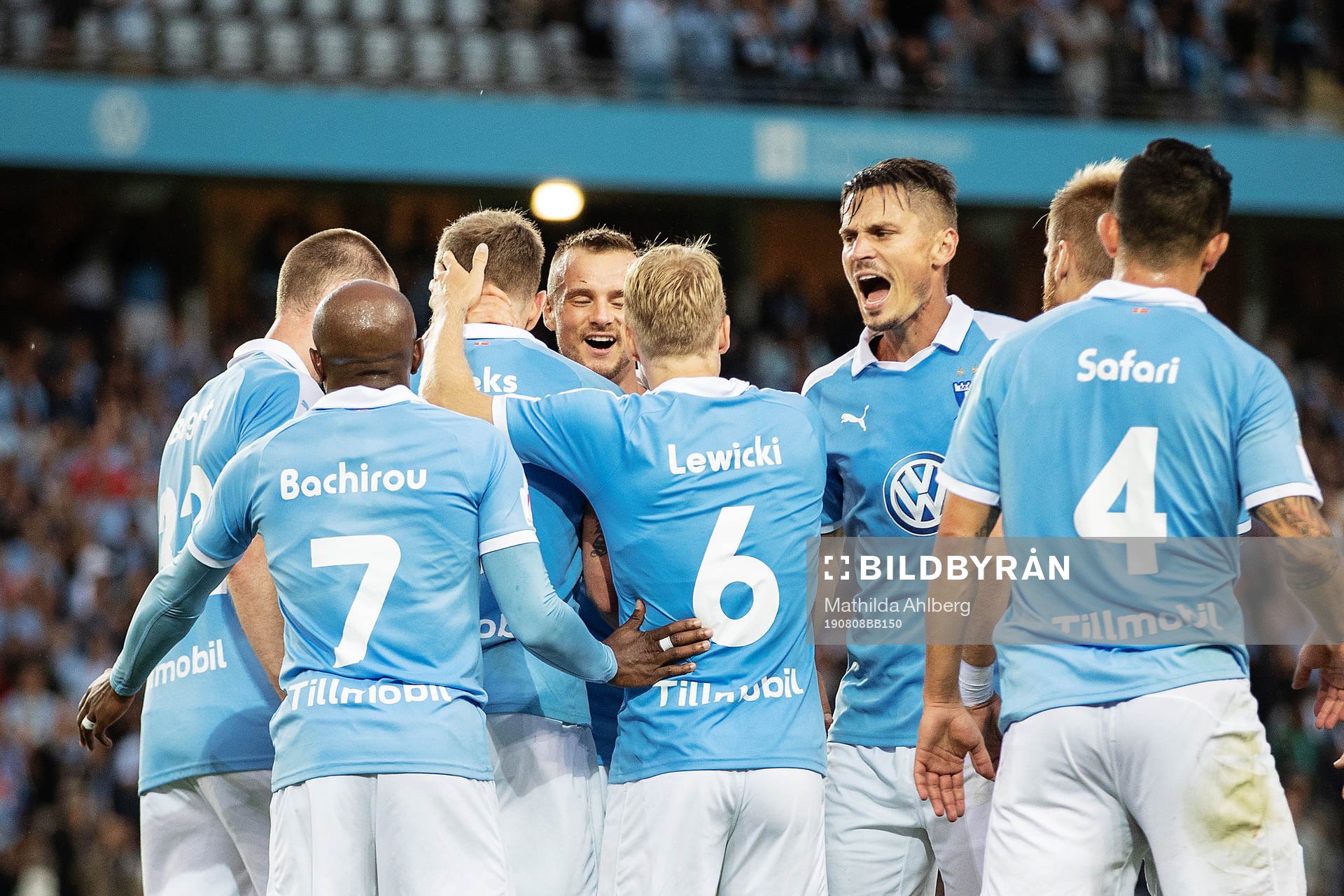 Markus Rosenberg of Malmö FF celebrates