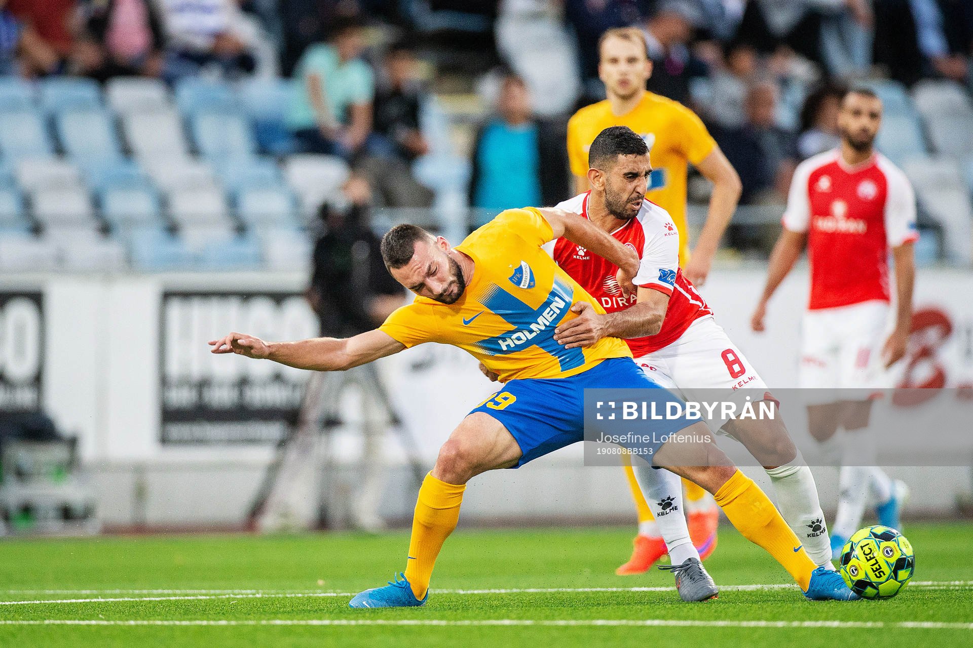 Sead Haksabanovic of IFK Norrköping and Marwan Kabha of