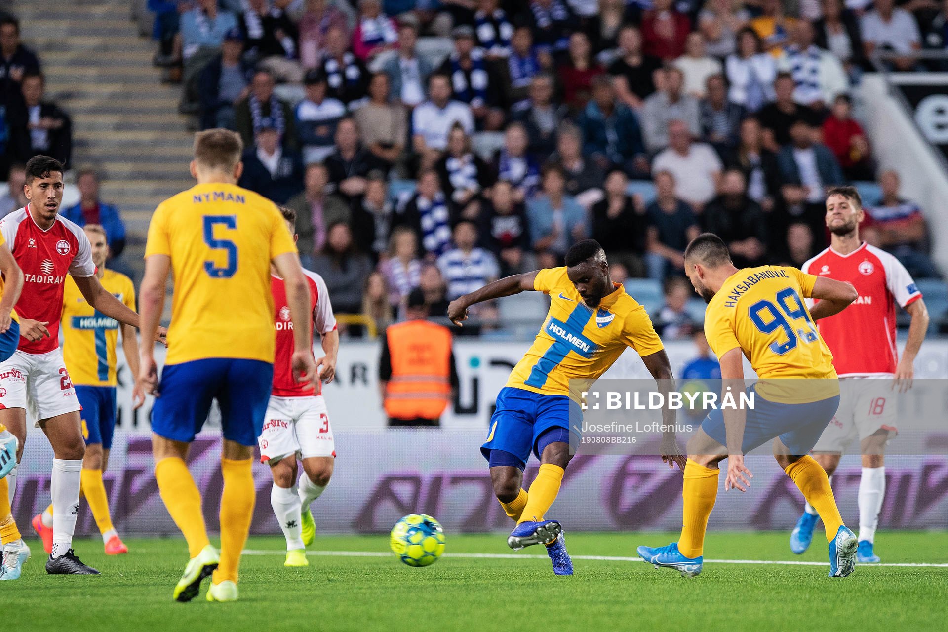Maic Sema of IFK Norrköping scores 1-0