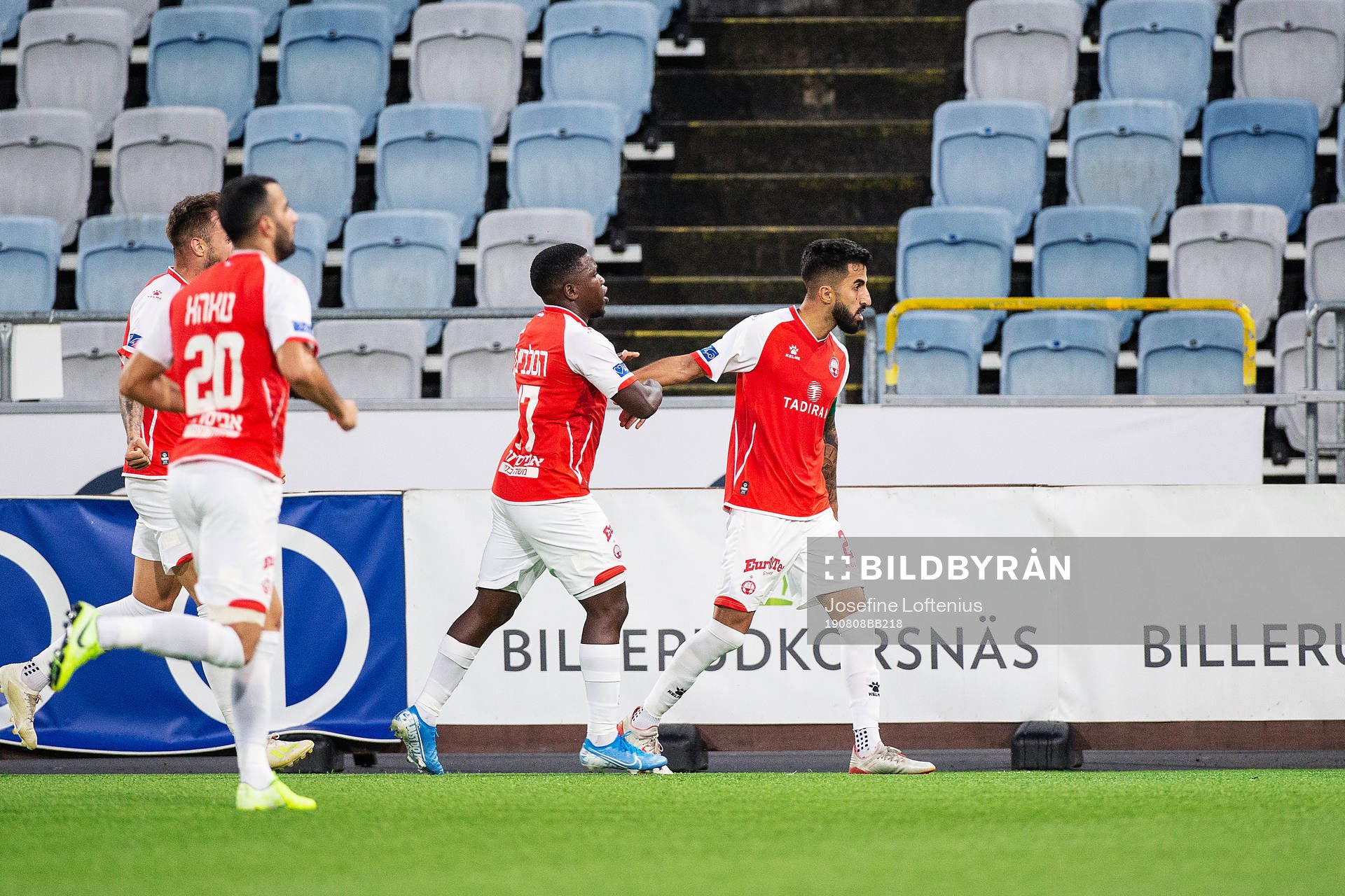 Ben Bitton and Nigel Hasselbaink of Hapoel Beer-Sheva