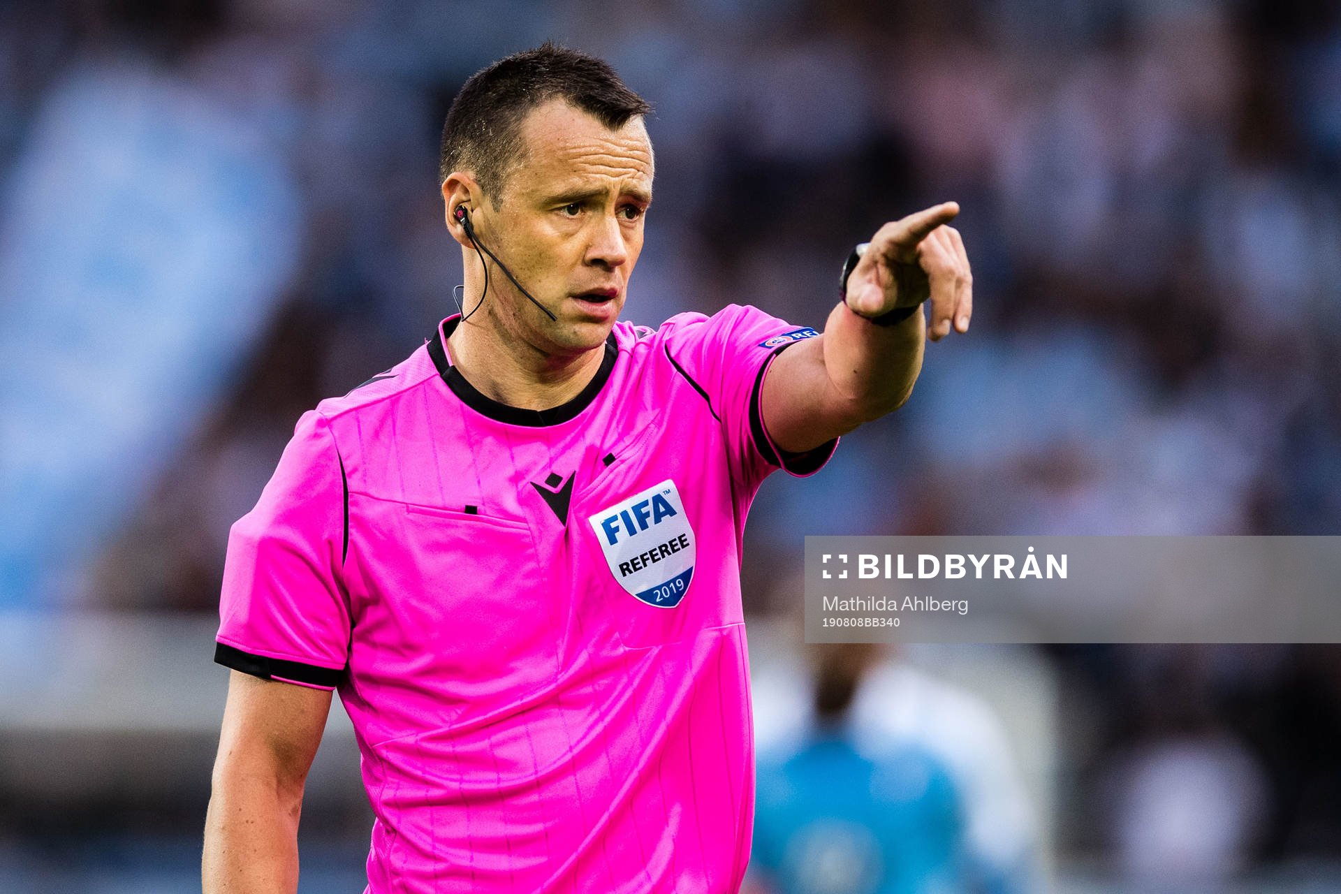 Referee Stuart Attwell