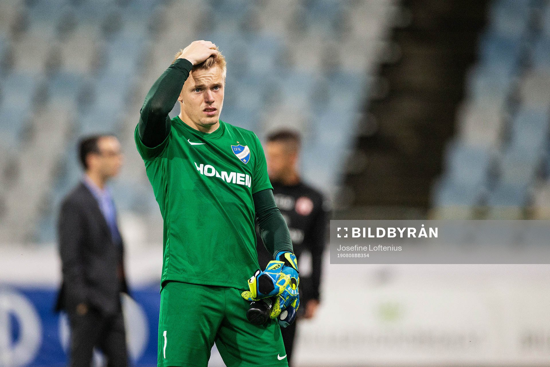 Goalkeeper Isak Pettersson of IFK Norrköping