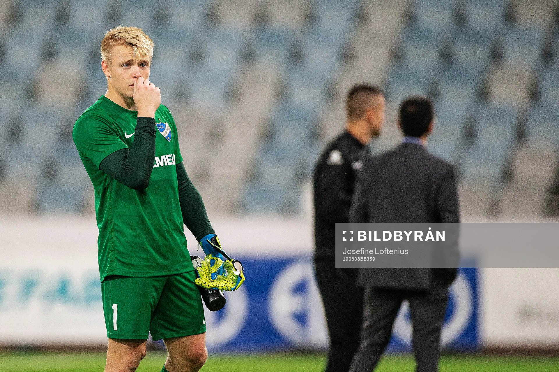 Goalkeeper Isak Pettersson of IFK Norrköping