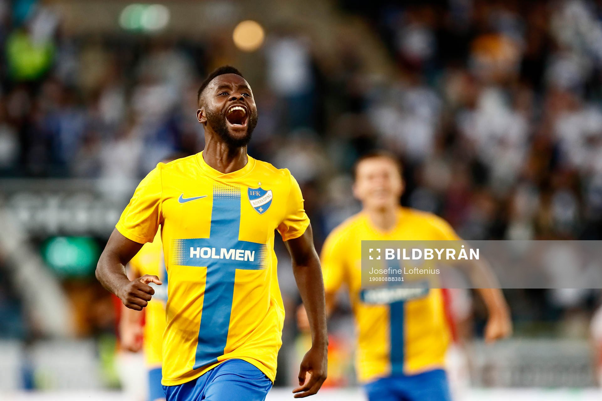 Maic Sema of IFK Norrköping celebrates