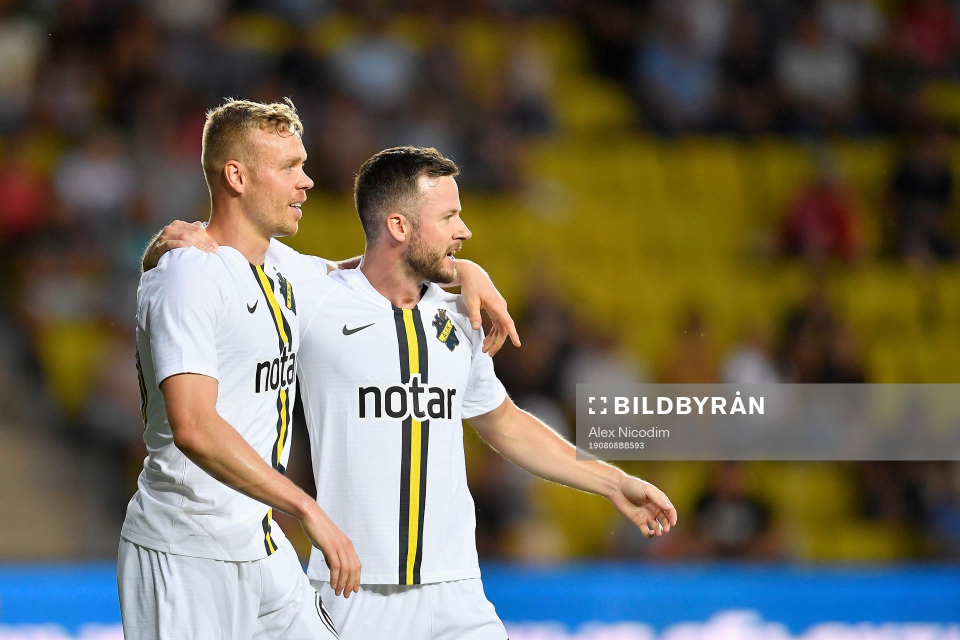 Kolbeinn Sigthorsson of AIK celebrates
