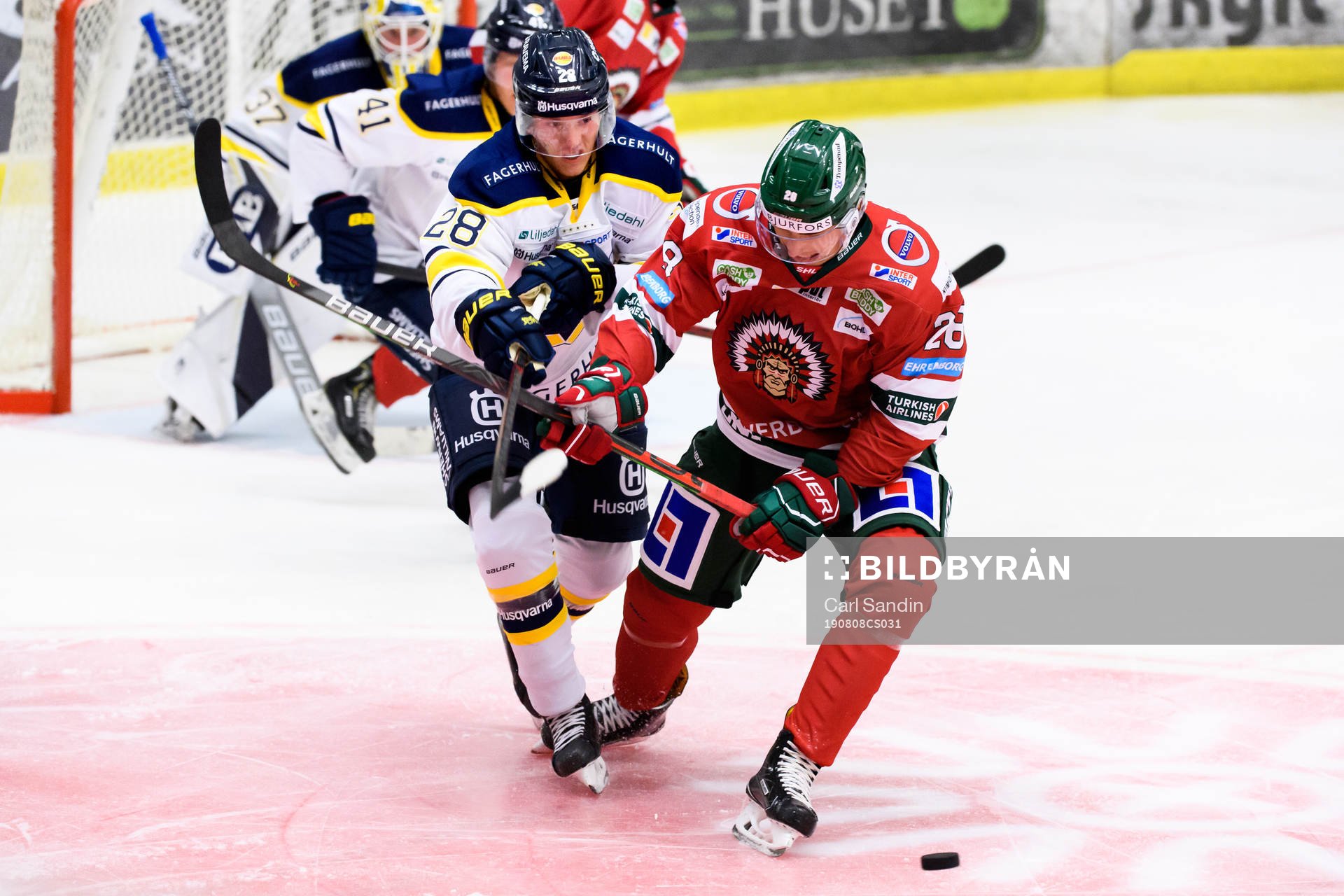 s Anton Bengtsson och Frölundas Johan Sundström