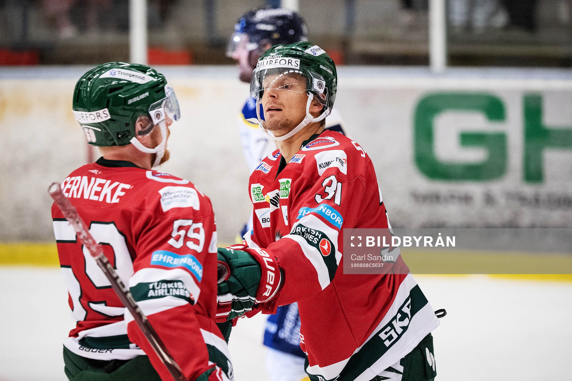Frölundas Nicklas Lasu jublar