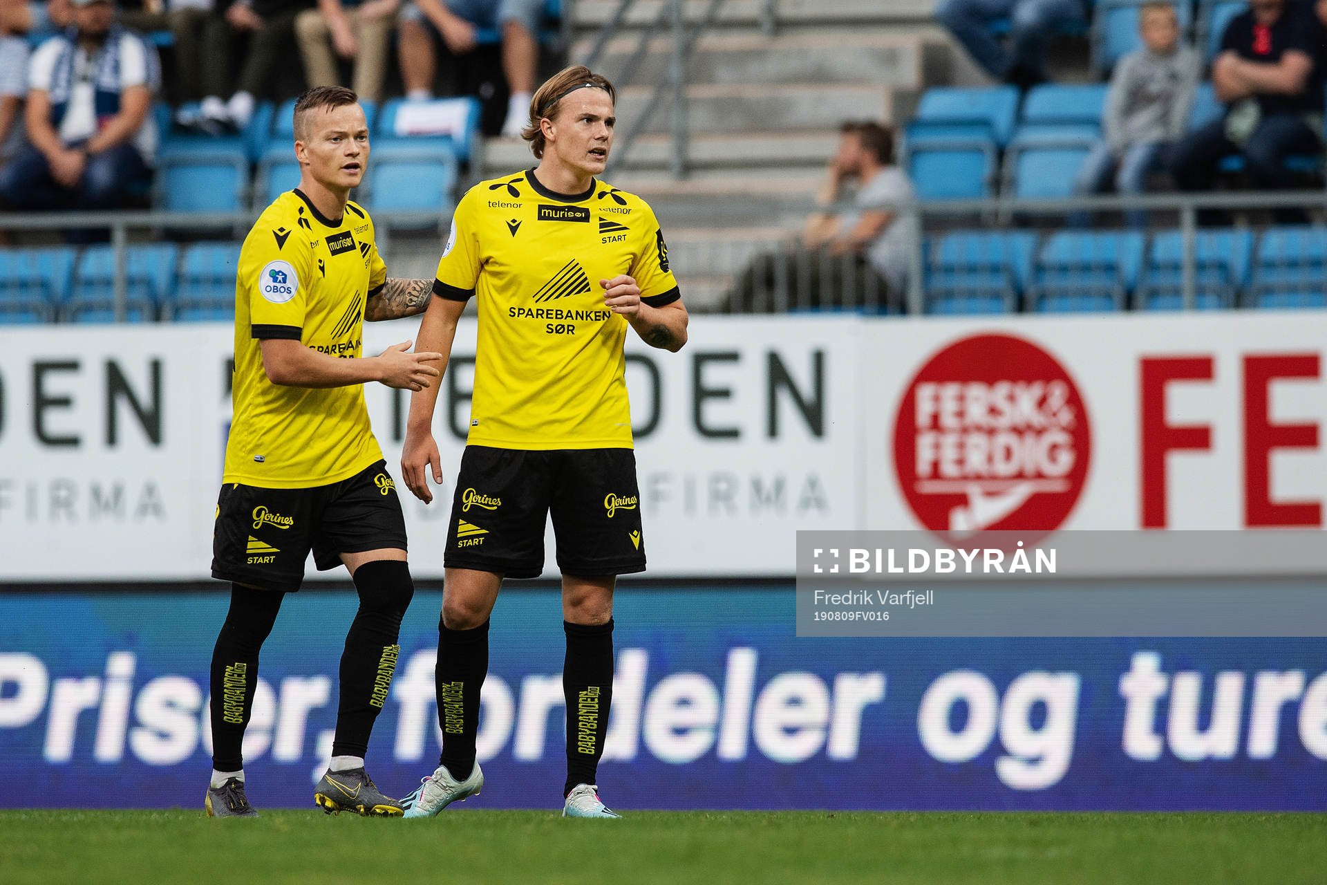 Aron Sigurdarson and Tobias Christensen of Start looks