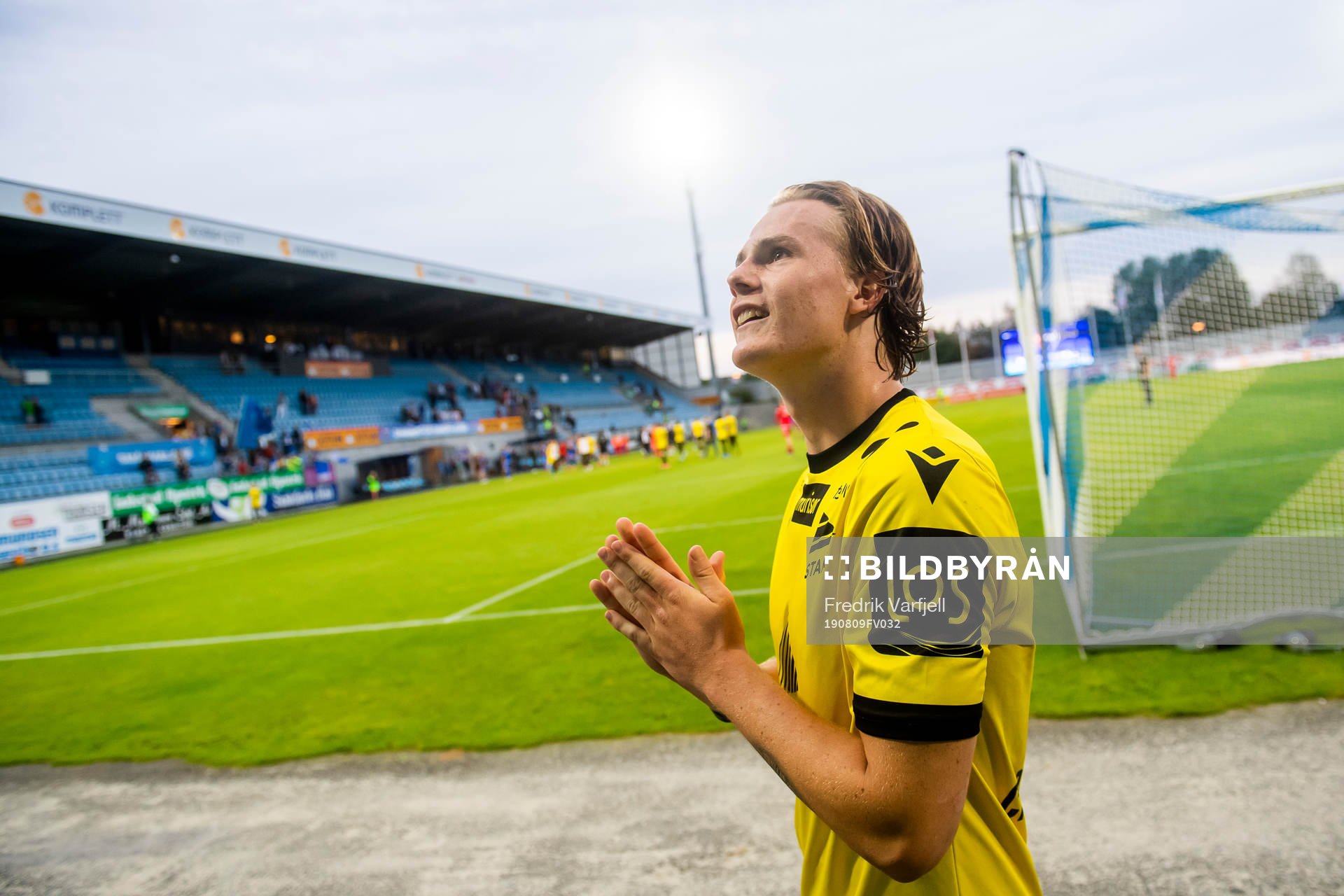 Tobias Christensen of Start celebrates