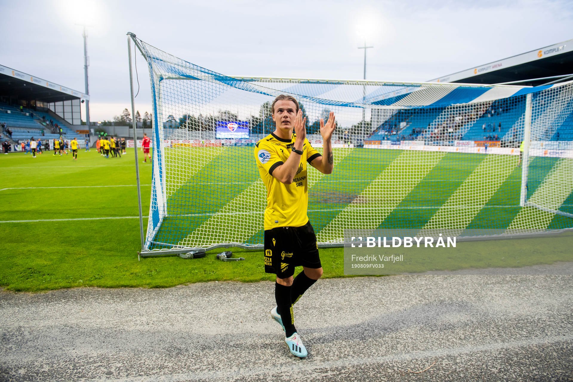 Tobias Christensen of Start celebrates