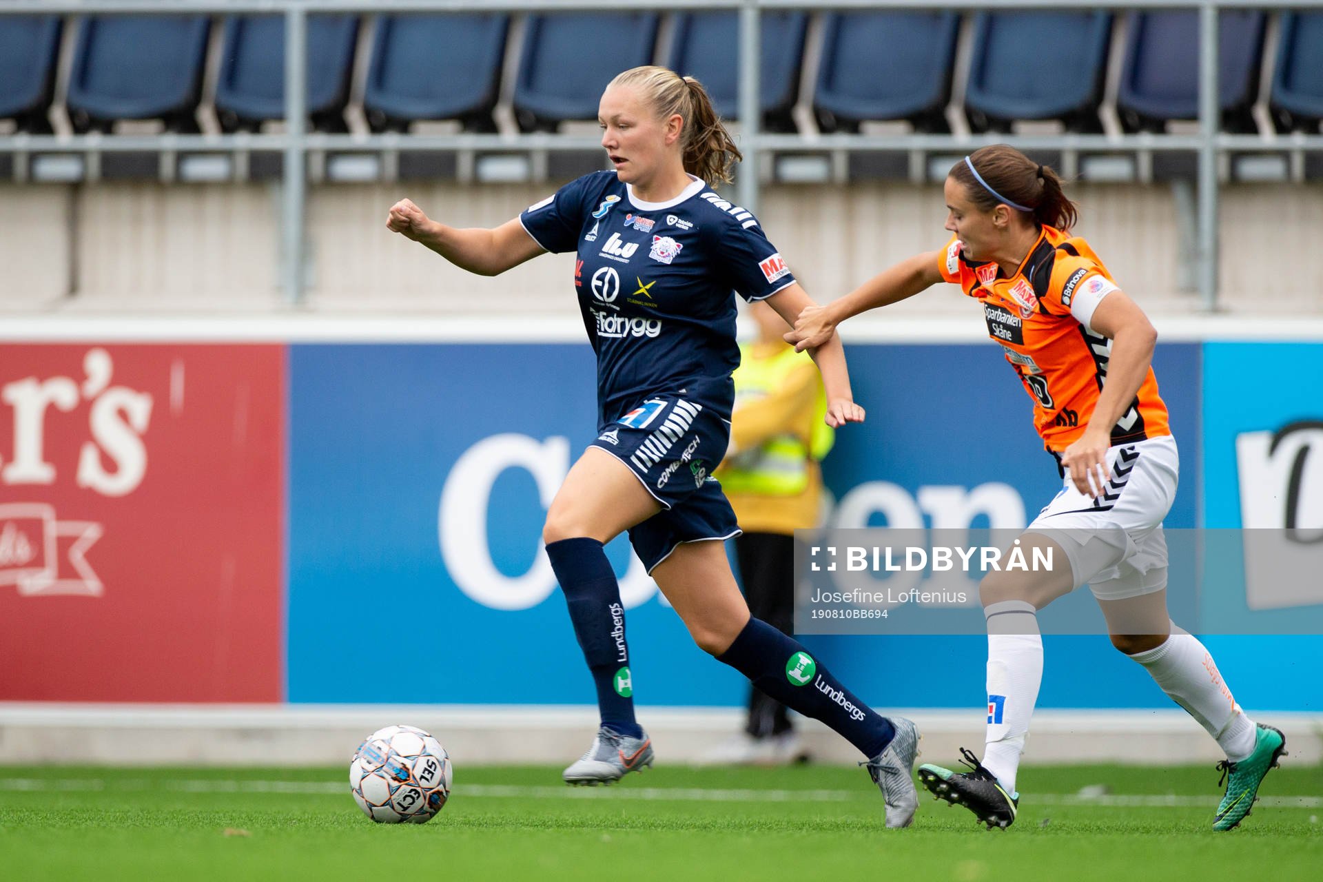 Linköpings Frida Leonardsen Maanum och Kristianstads Alice