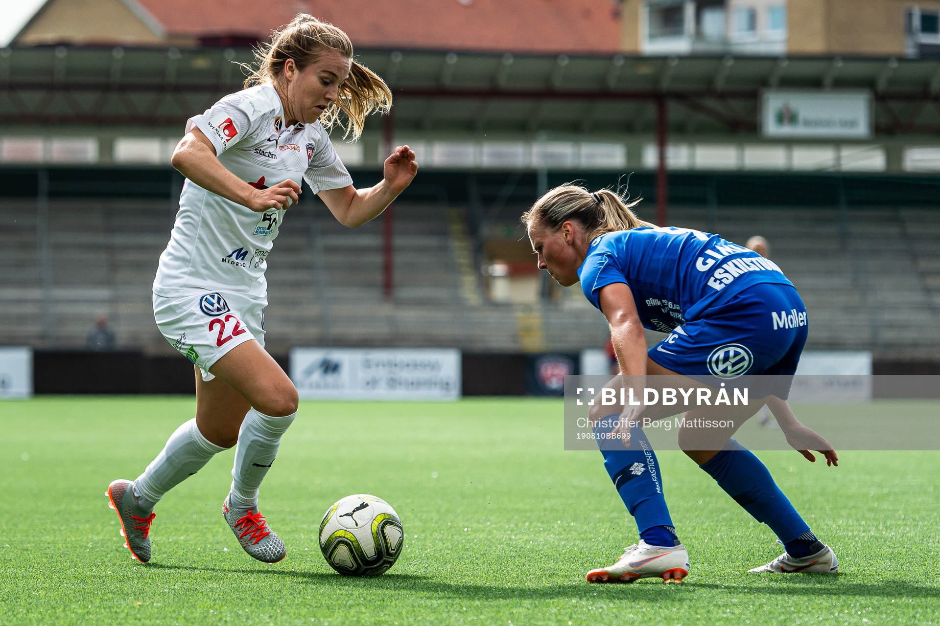 Rosengårds Fiona Brown och Eskilstunas Julia Tunturi