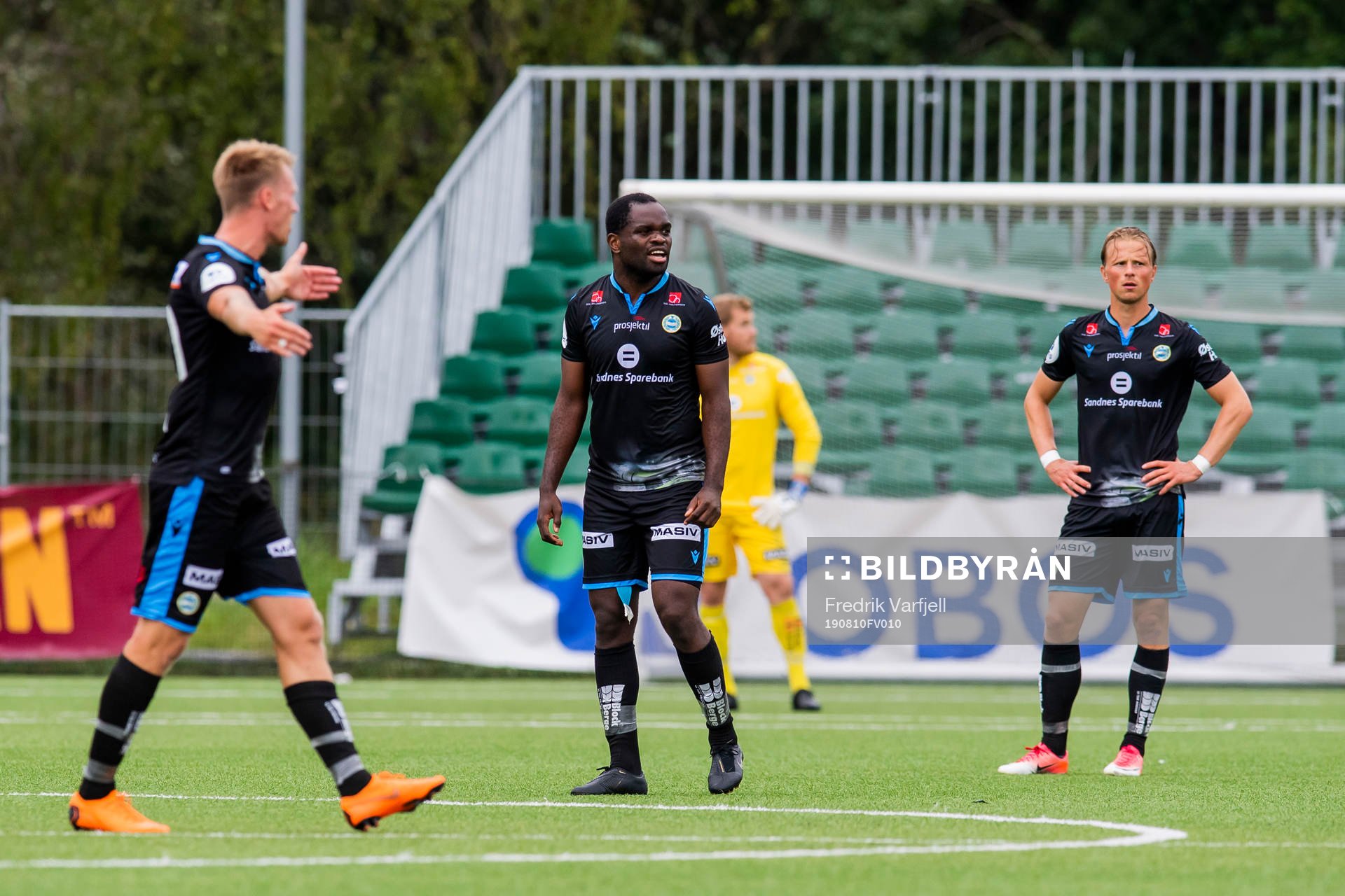 Christian Landu-Landu of Sandnes Ulf looks dejected