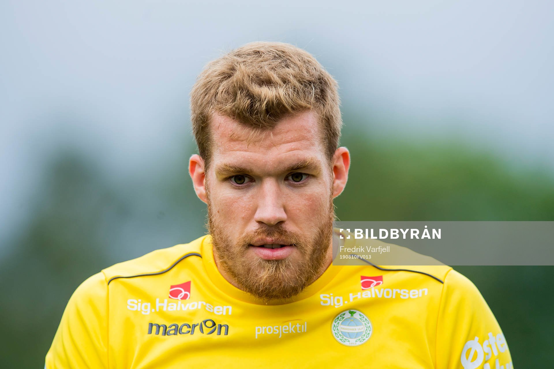 Goalkeeper Saku-Pekka Sahlgren of Sandnes Ulf looks dejected