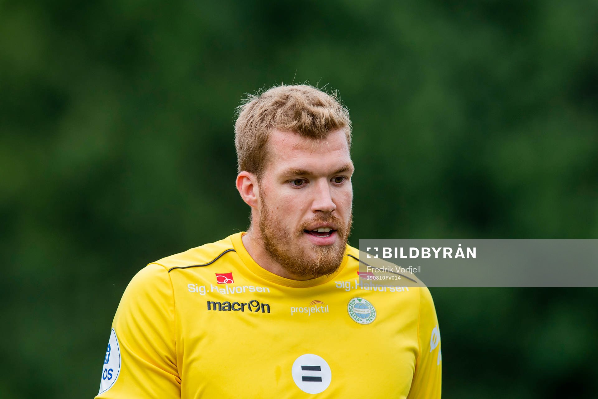 Goalkeeper Saku-Pekka Sahlgren of Sandnes Ulf looks dejected