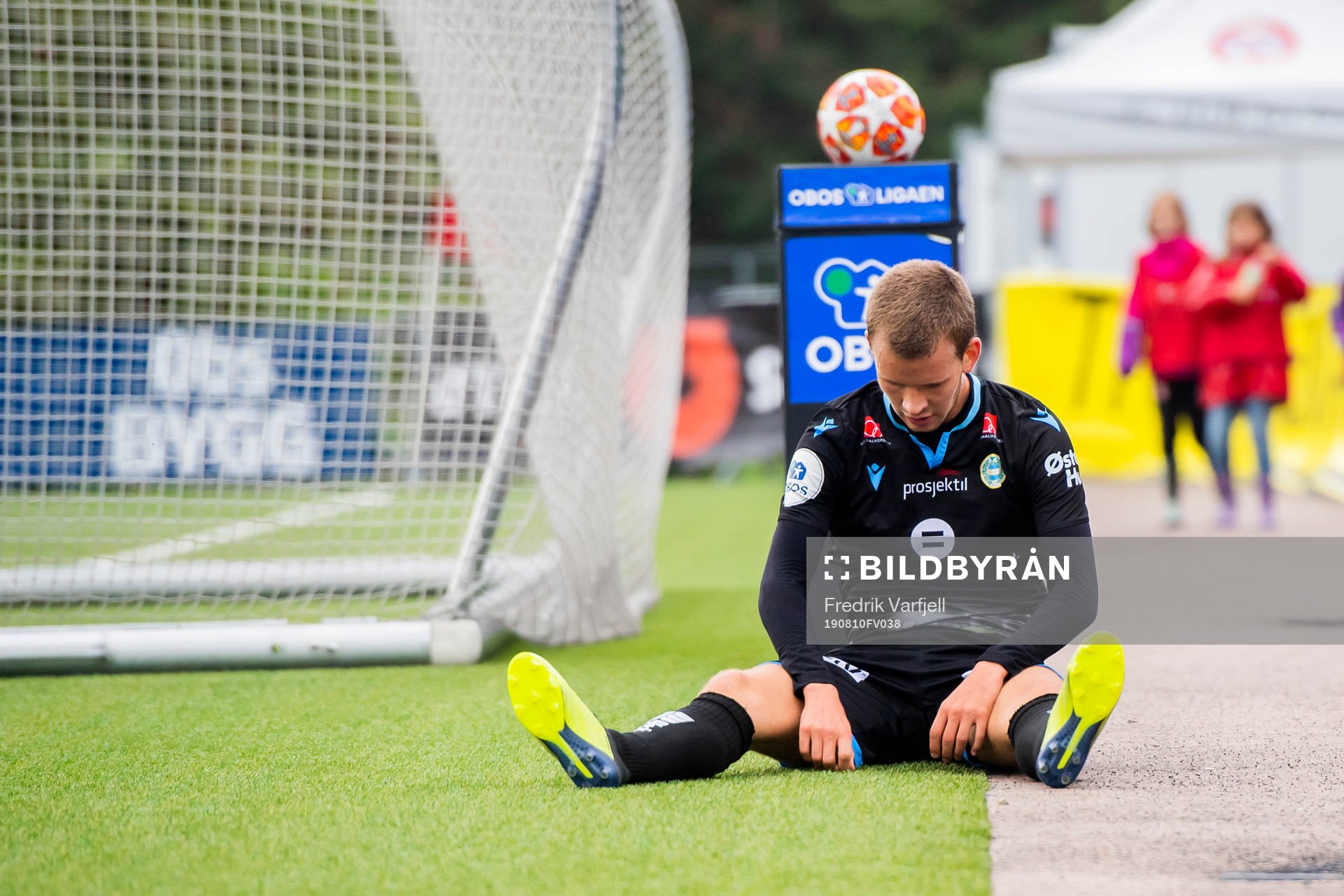 Vegard Østraat Erlien looks dejected