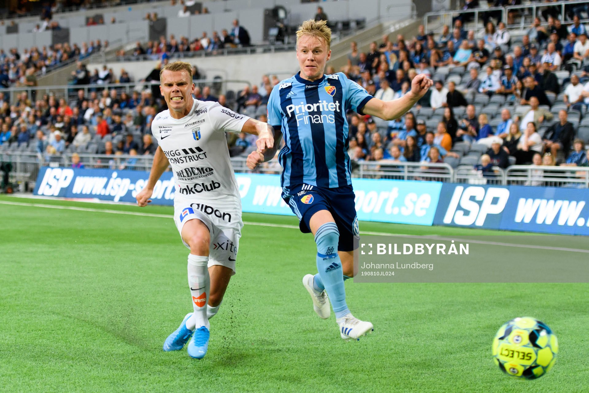 Sirius Elias Andersson och Djurgårdens Elliot Käck