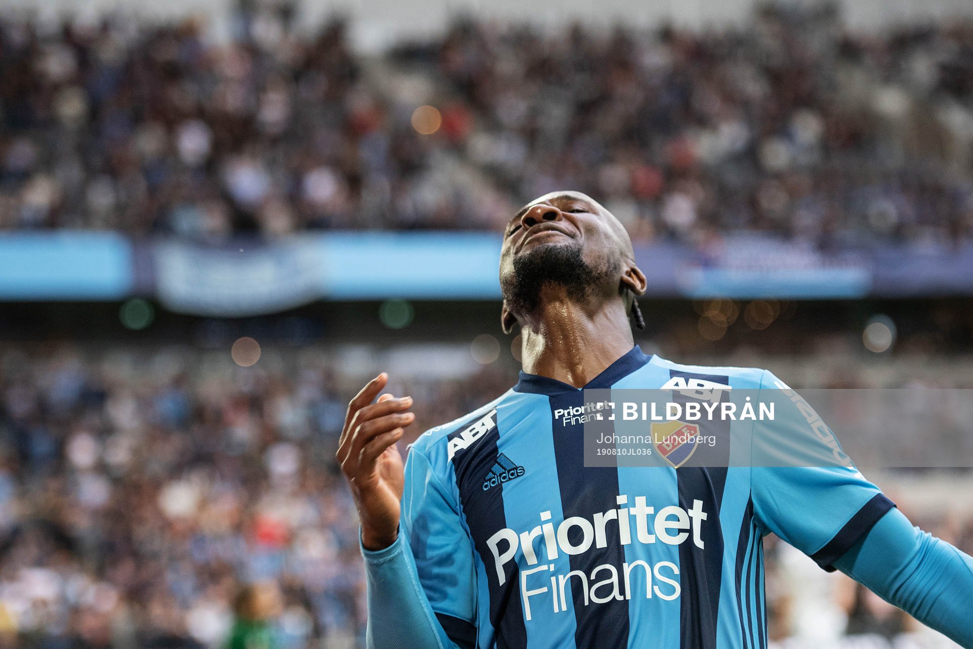 Djurgårdens Mohamed Buya Turay deppar