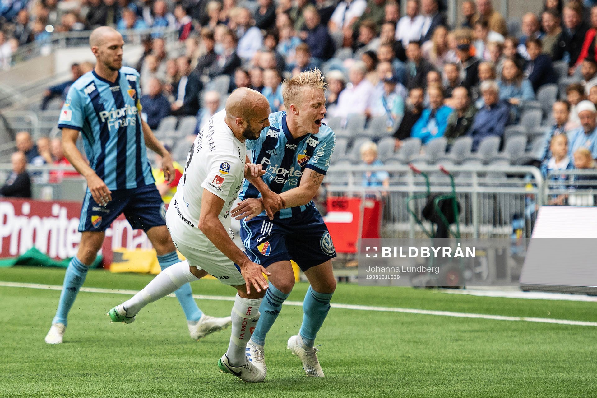 Sirius Karl Larson och Djurgårdens Elliot Käck