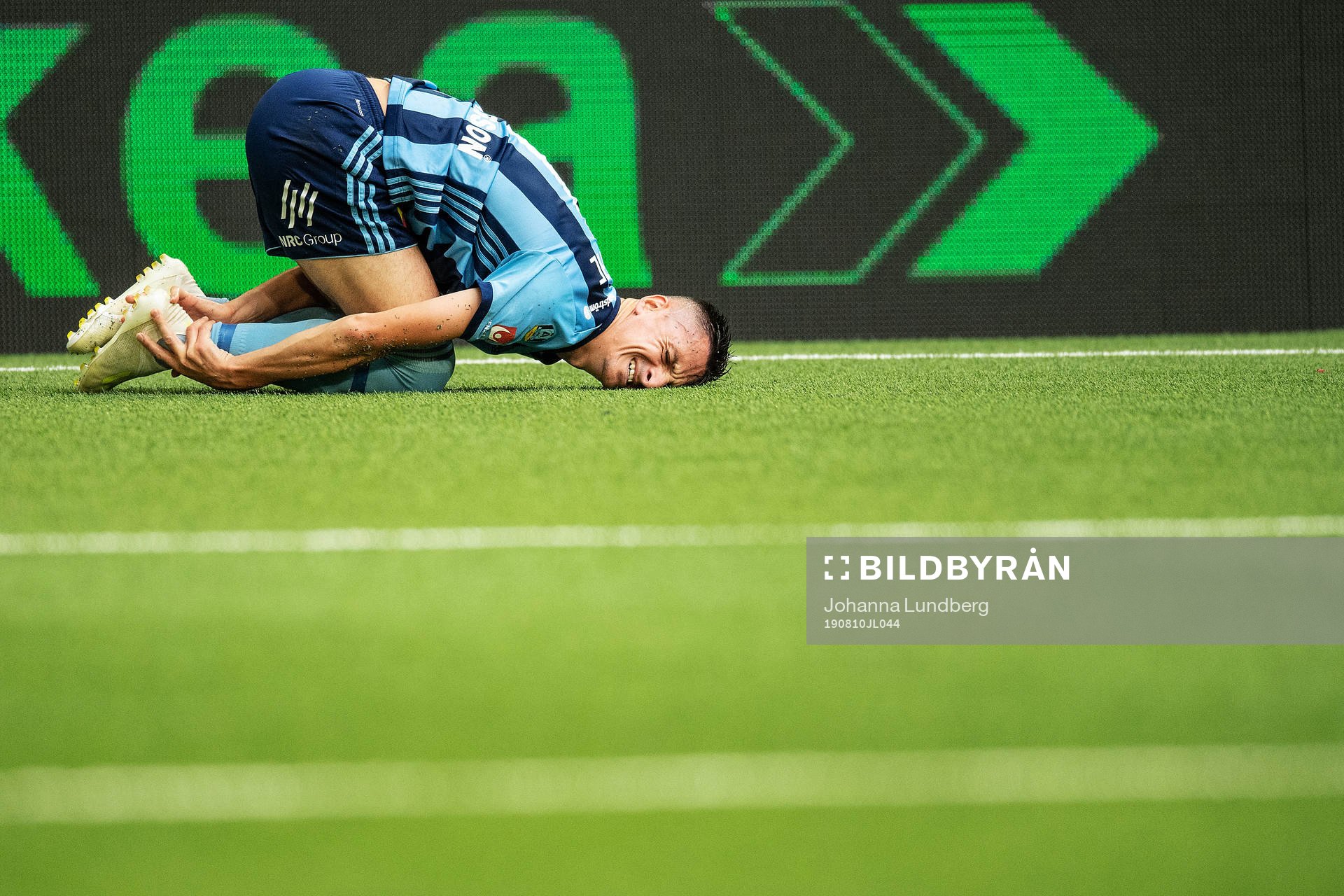 Djurgårdens Haris Radetinac får ont
