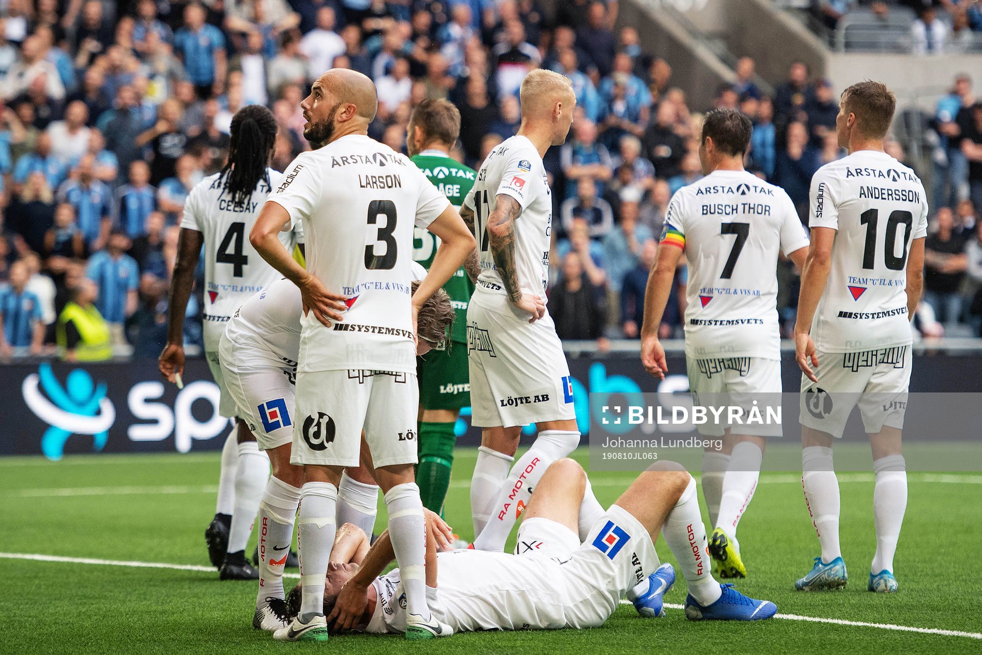 Sirius Karl Larson, Niklas Busch Thor och Elias Andersson