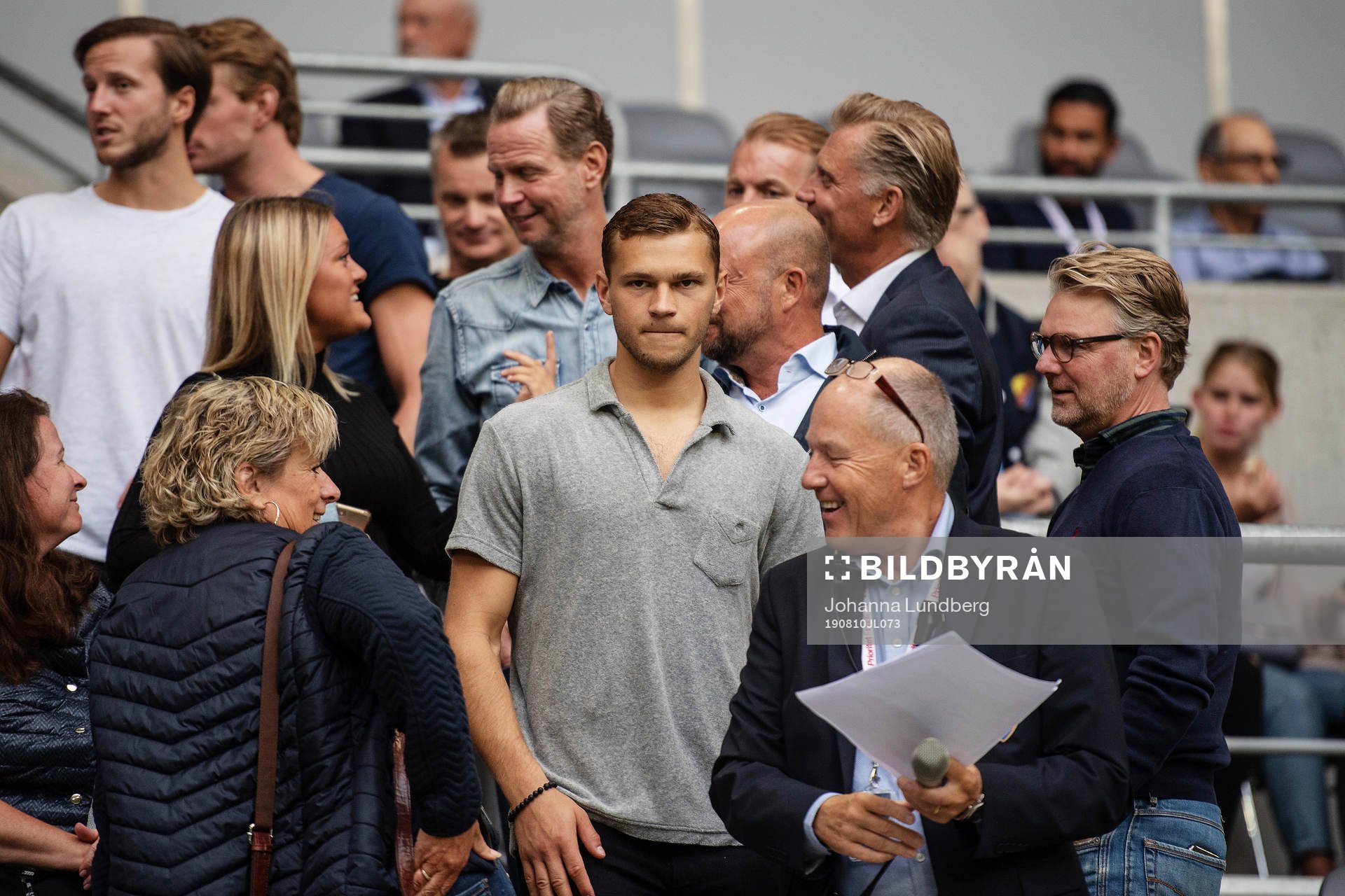 Djurgårdens Jesper Karlström på läktaren