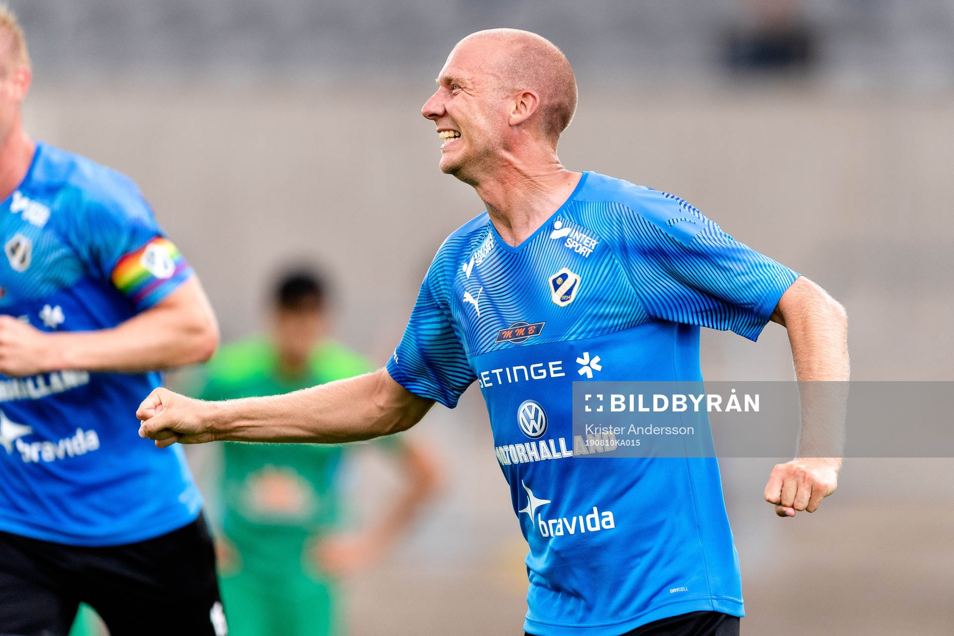Halmstads Andreas Johansson jublar