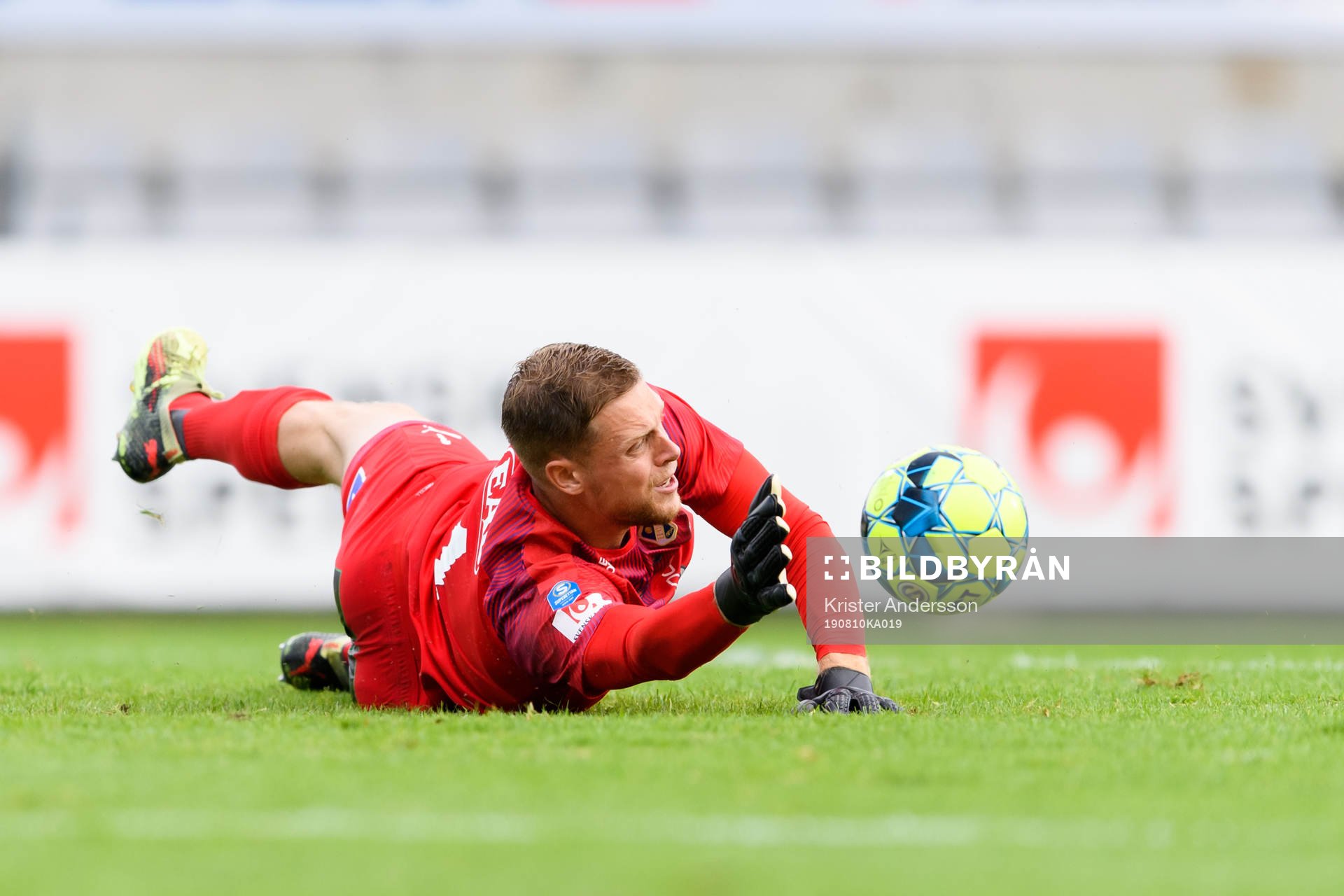 Halmstads målvakt Malkolm Nilsson
