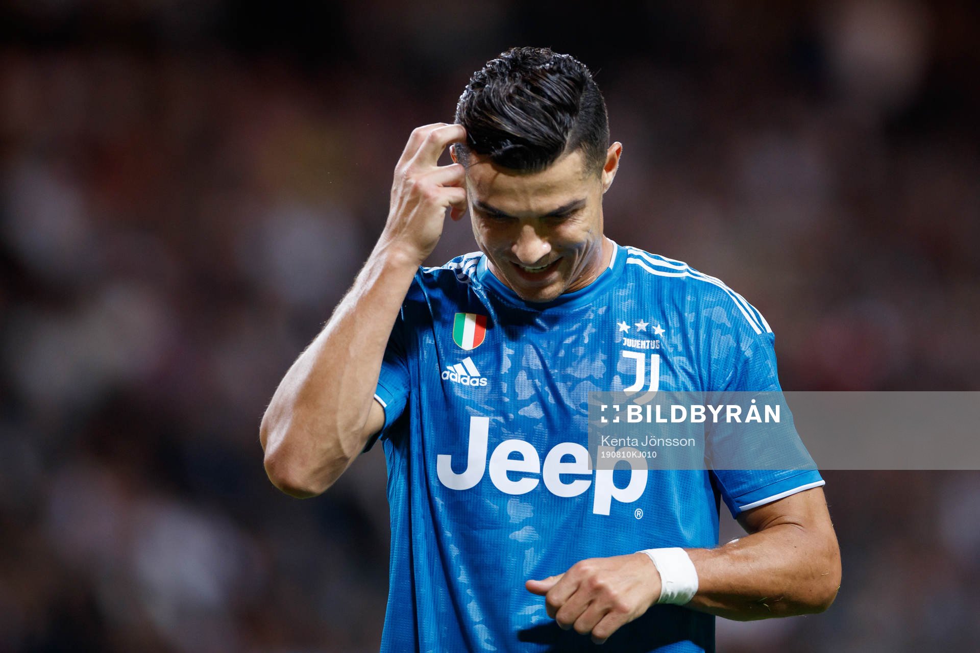 Cristiano Ronaldo of Juventus looks dejected