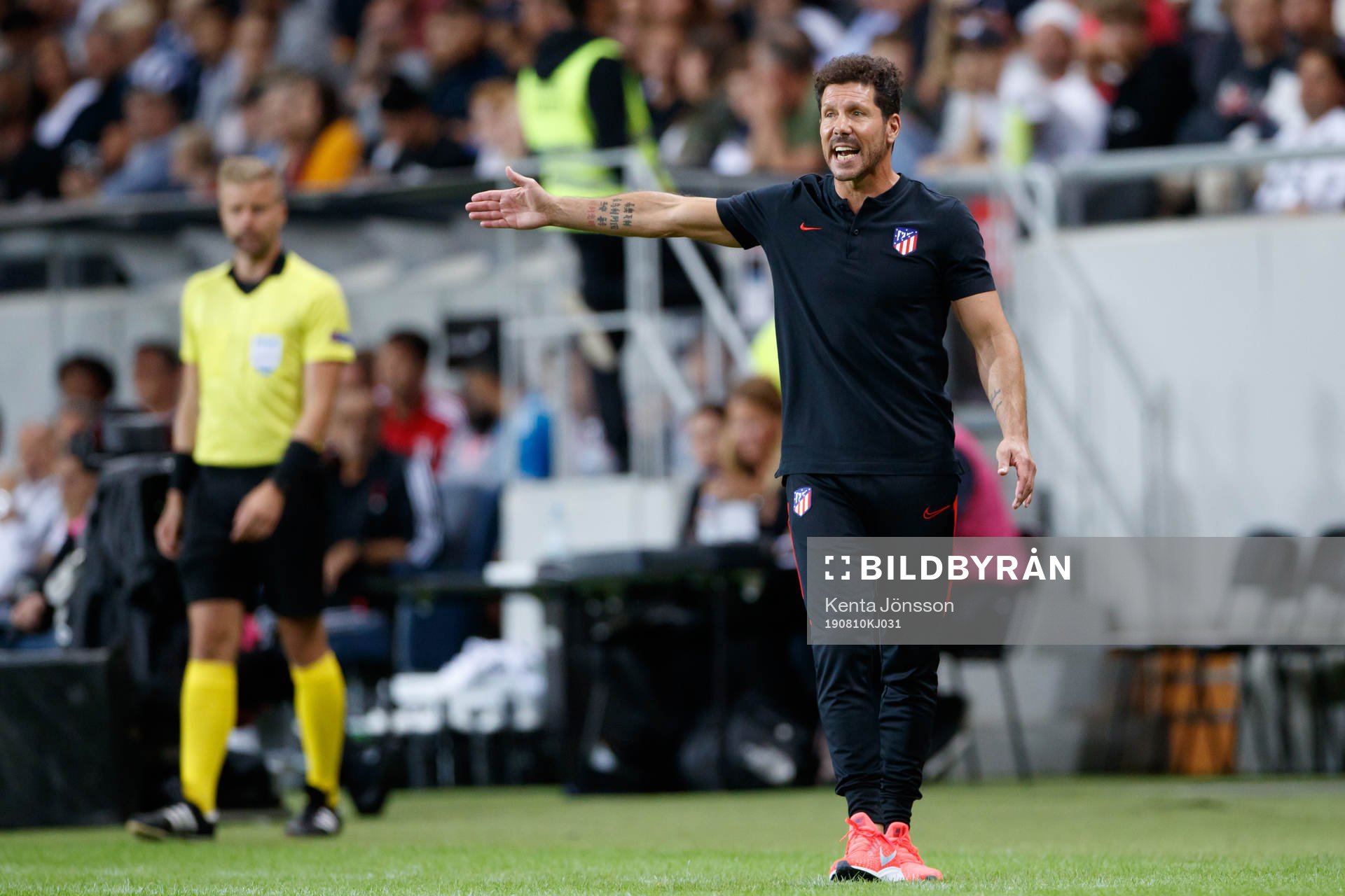 Coach Diego Simeone of Atletico Madrid