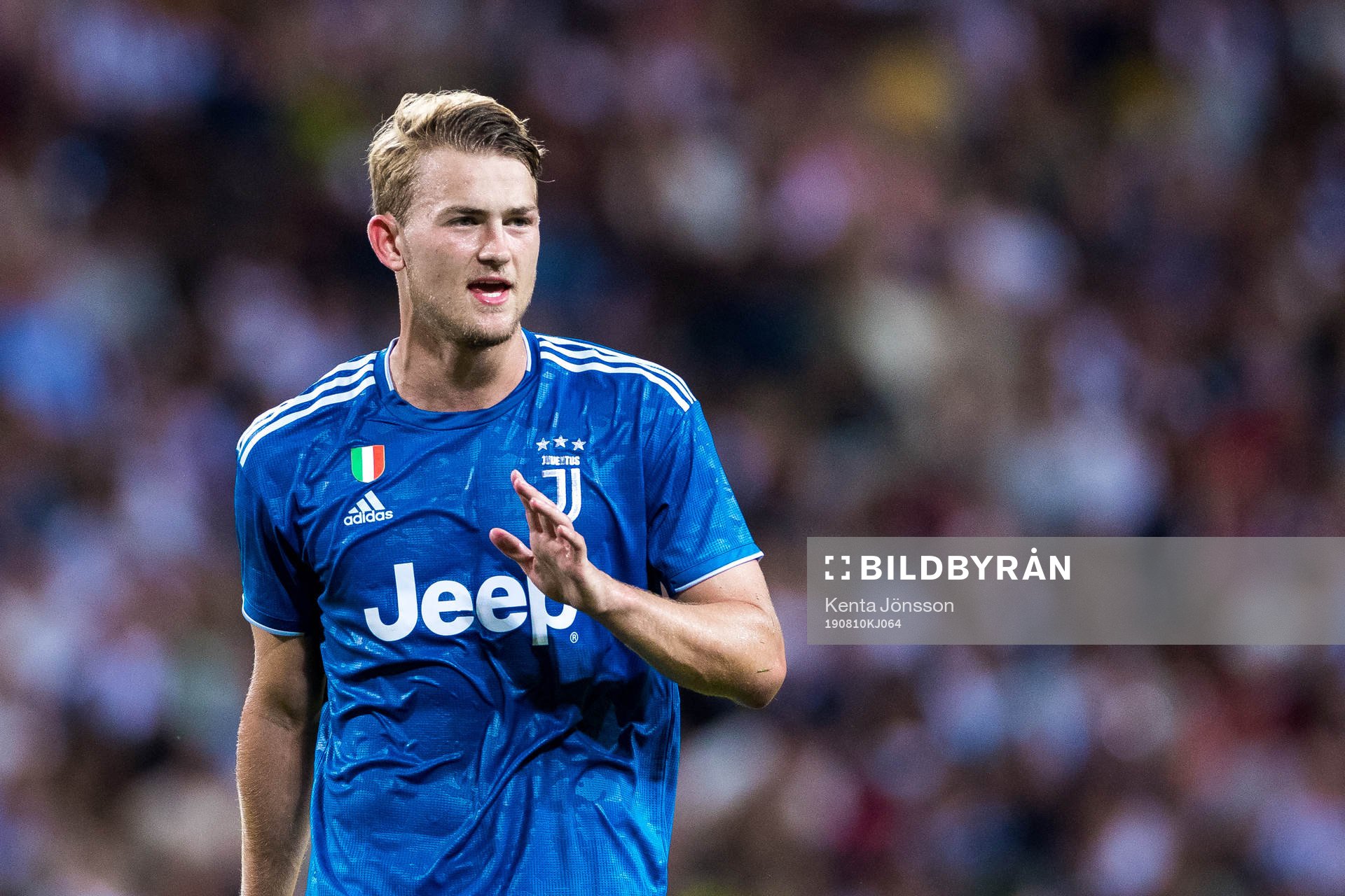 Matthijs de Ligt of Juventus reacts