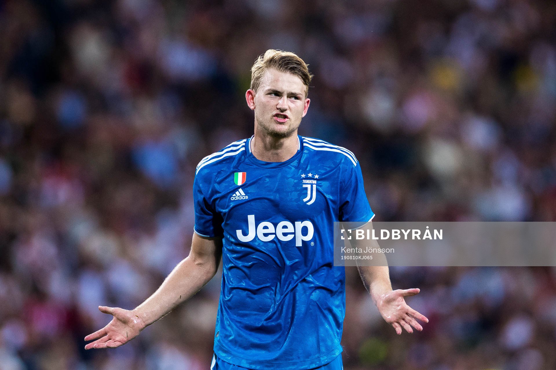 Matthijs de Ligt of Juventus reacts