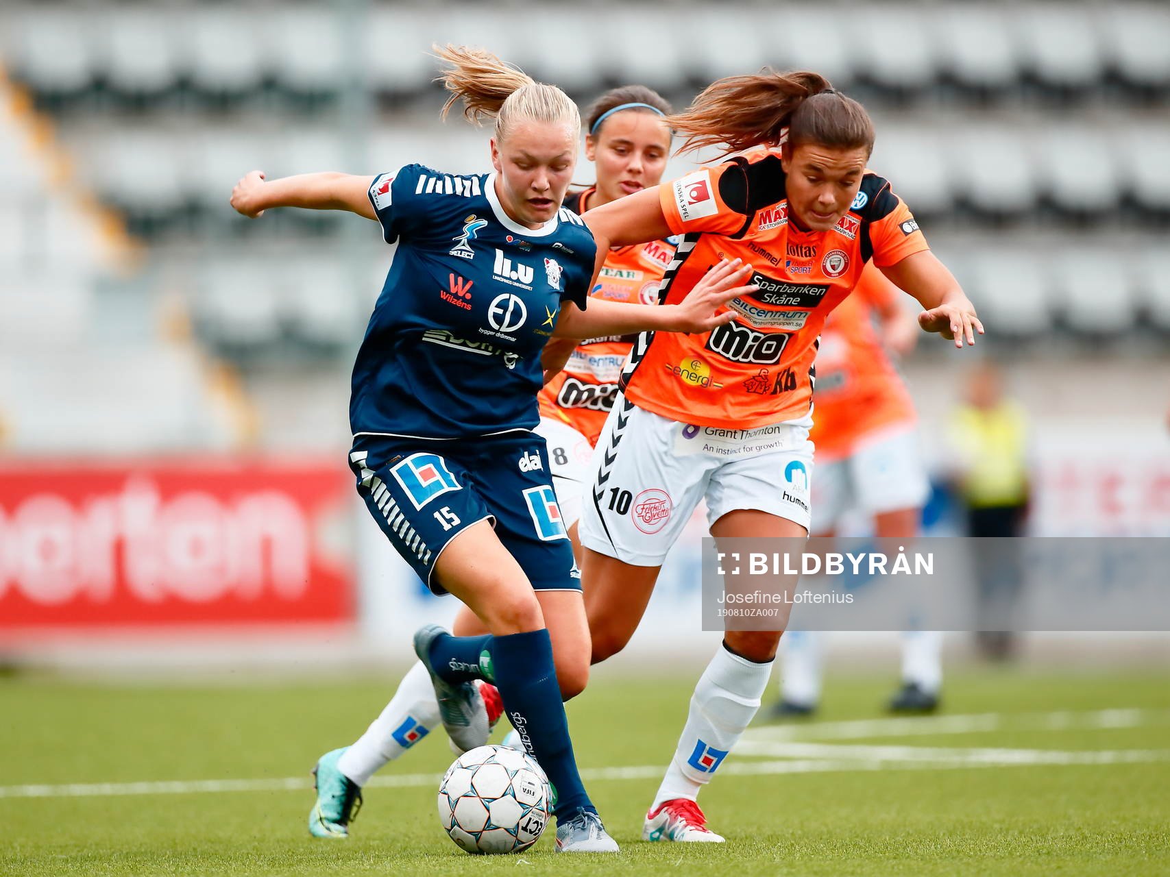 Linköpings Frida Leonardsen Maanum och Kristianstads Anna