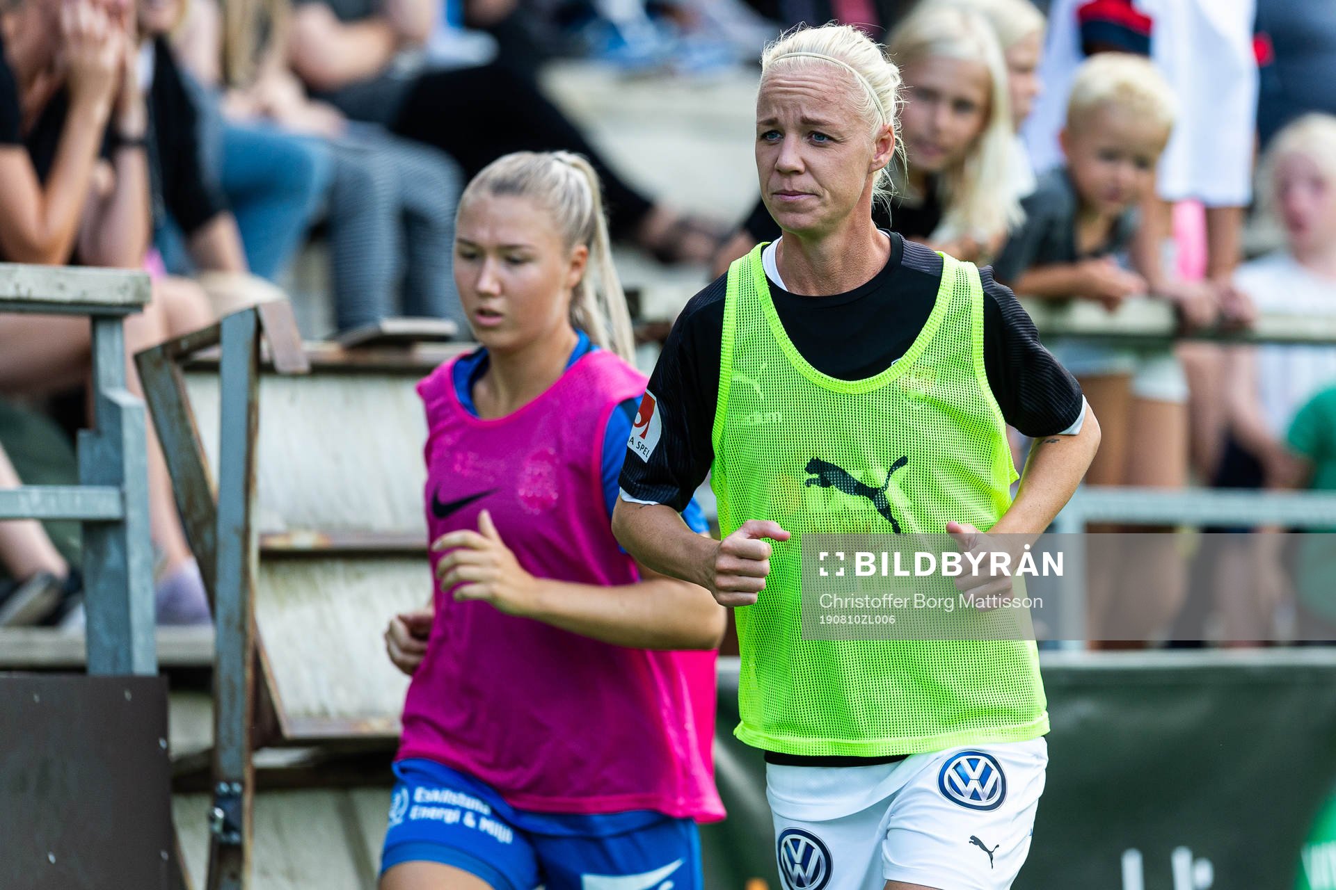 Rosengårds Caroline Seger värmer upp
