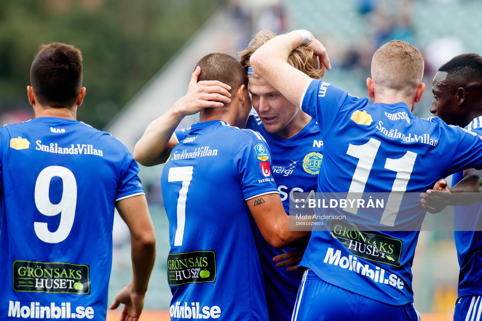 GIF Sundsvalls Oliver Berg jublar