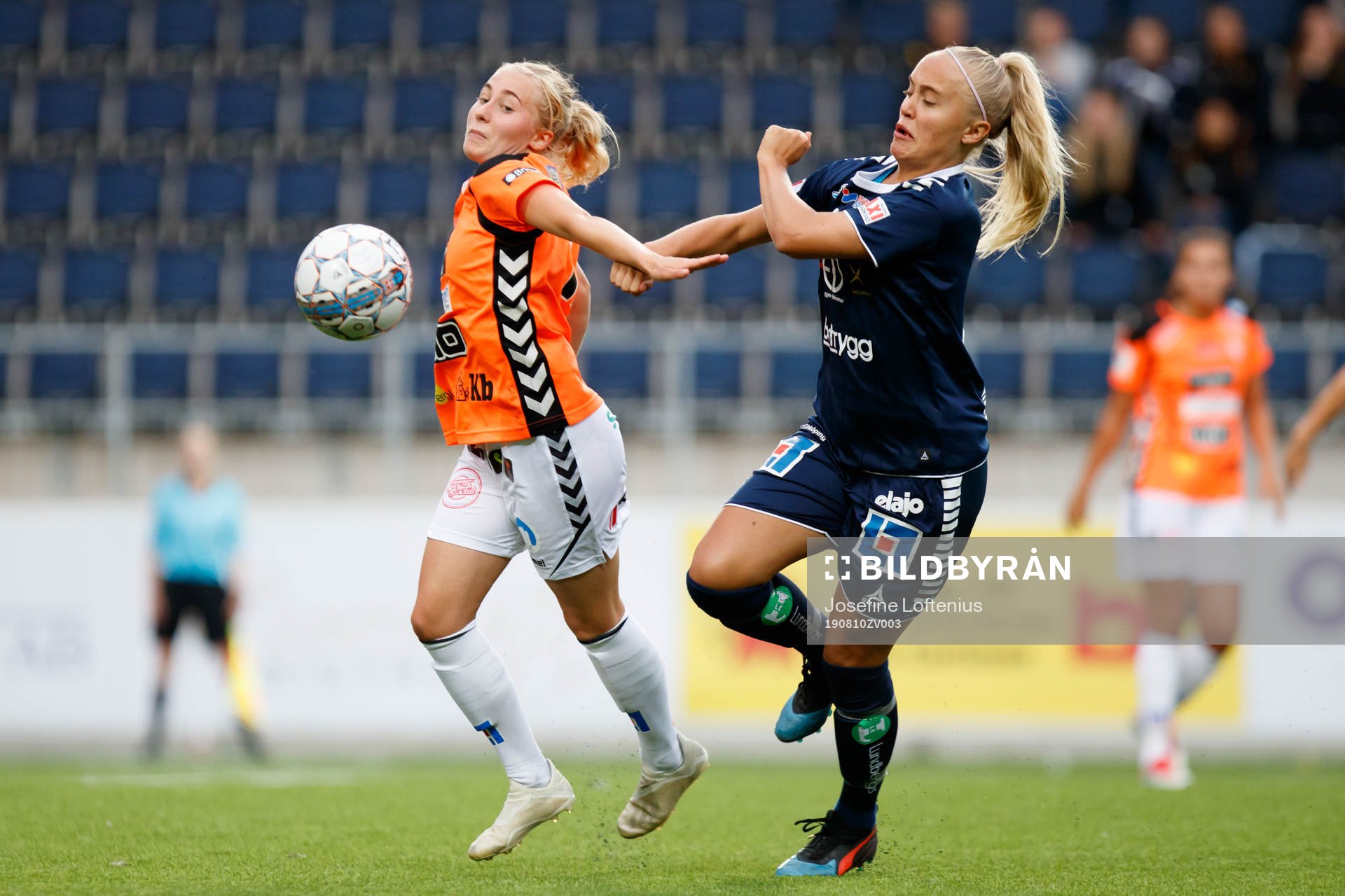Kristianstads Kajsa Törnkvist och Linköpings Alva Selerud