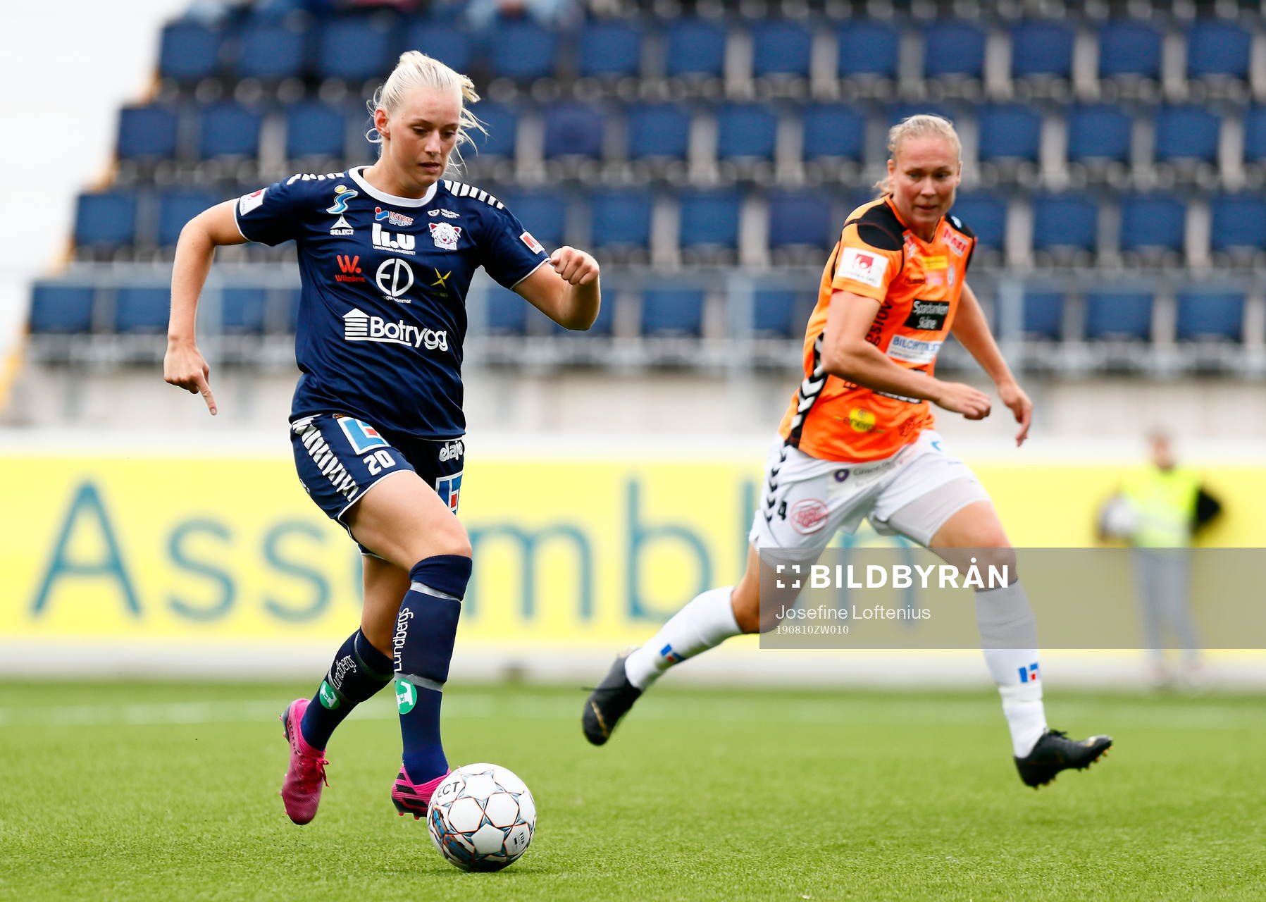 Linköpings Stina Blackstenius och Kristianstads Therese