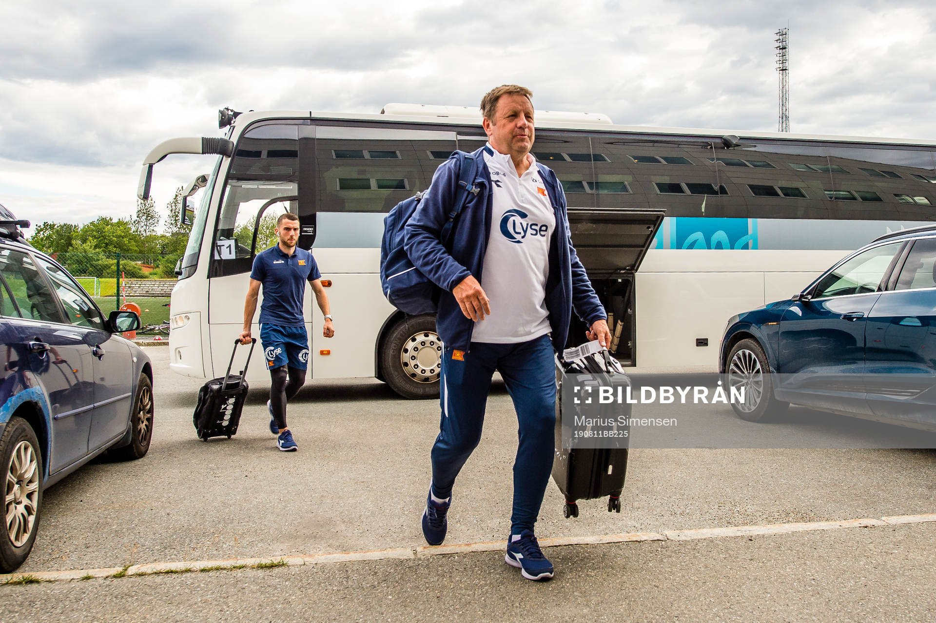 Bjarne Berntsen, head coach of Viking, arrives