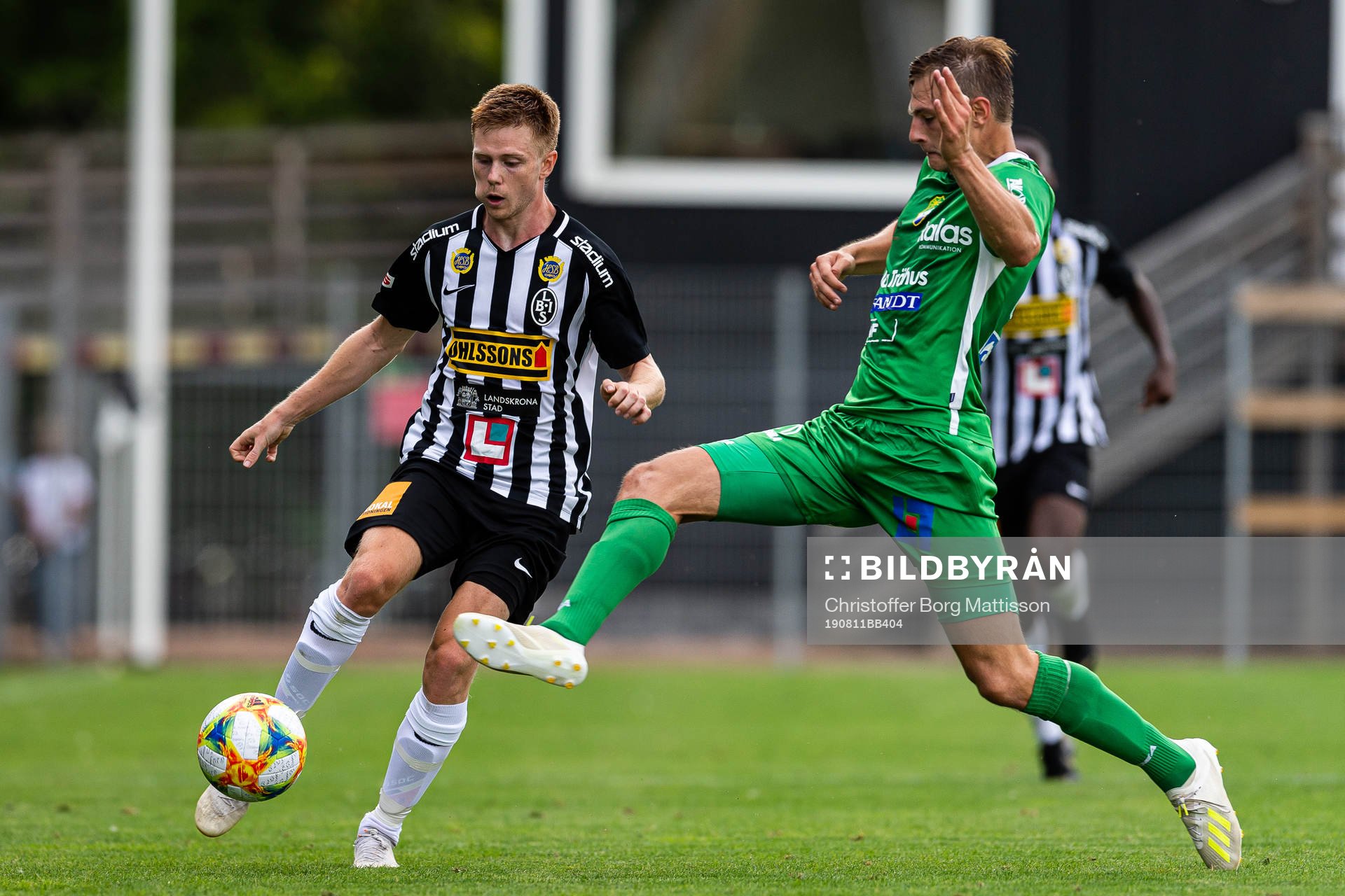 Landskronas Dennis Olofsson och Ljungskiles Linus Dahl