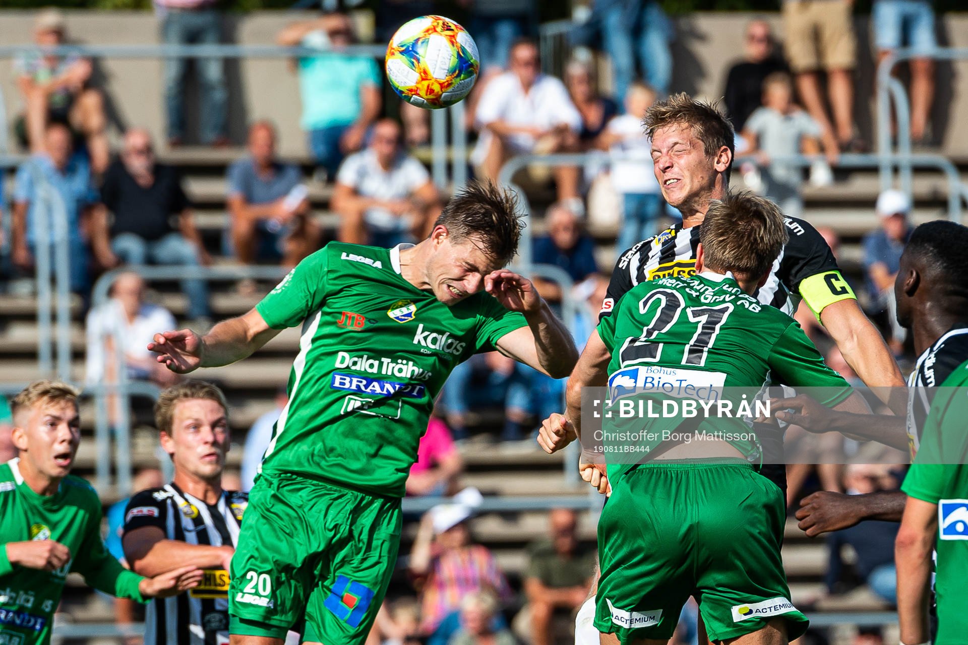 Landskronas Philip Andersson i nickduell med Ljungskiles