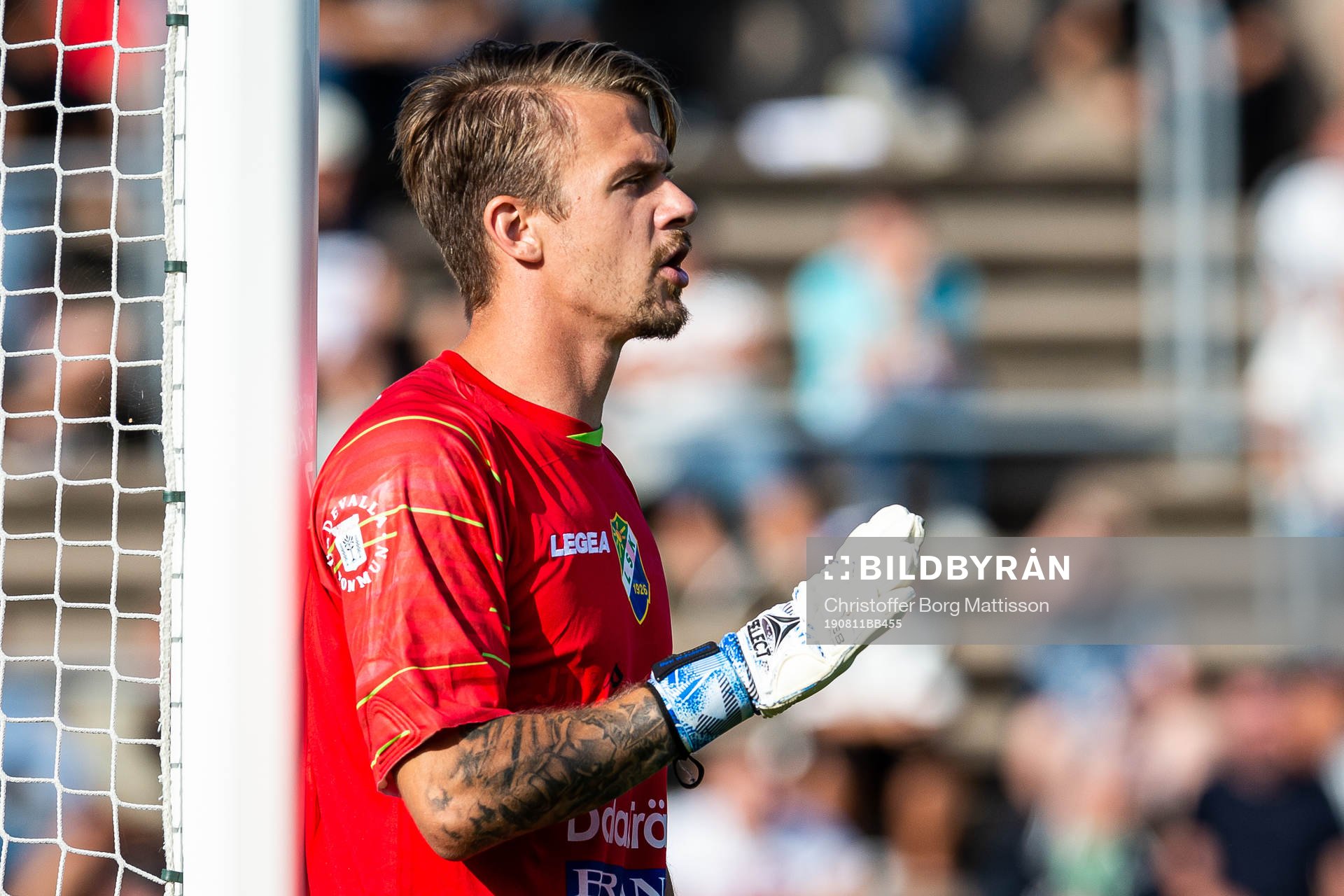 Ljungskiles målvakt Erik Dahlin